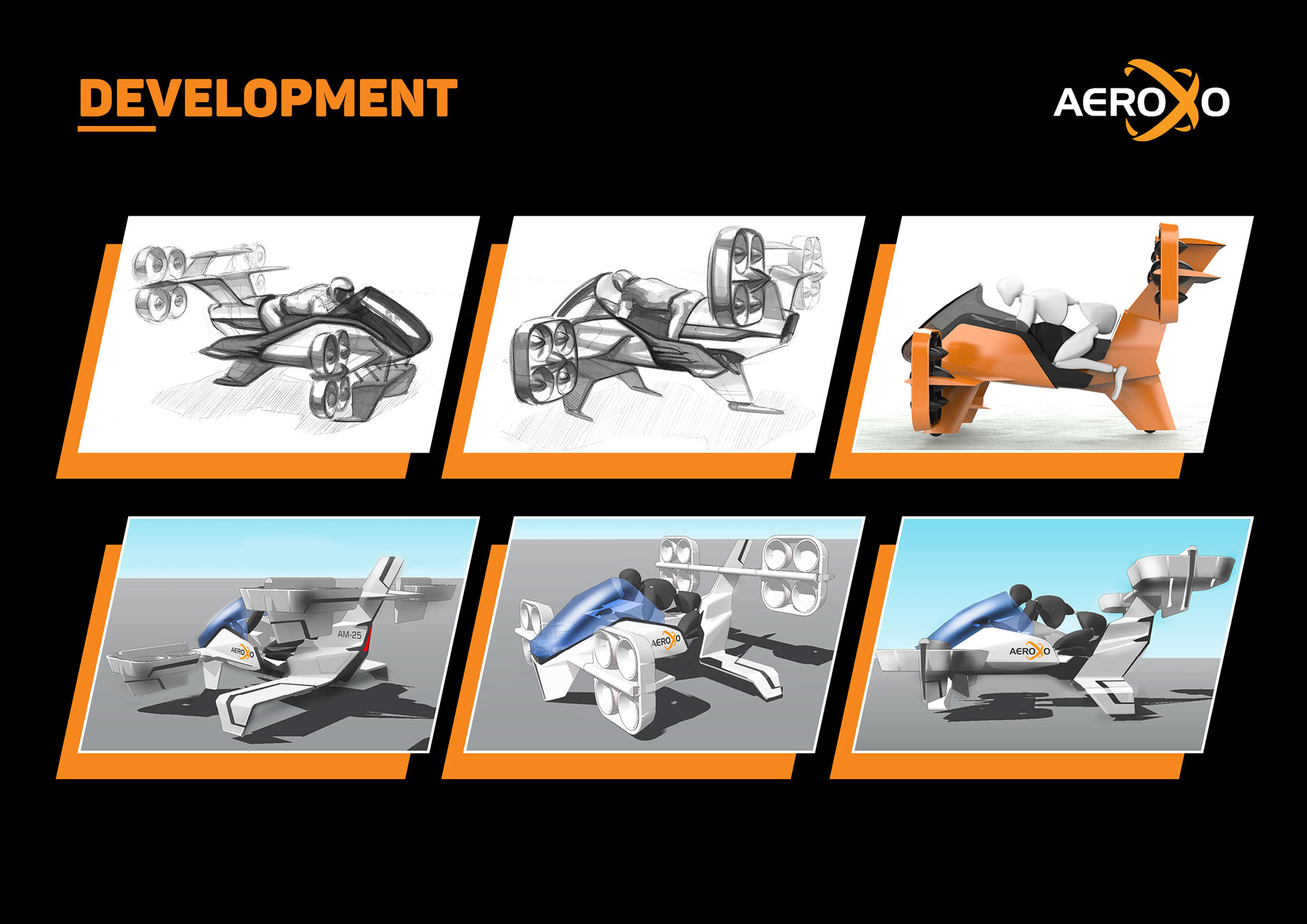 AEROXO aviabike concept — Изображение №9 — Иллюстрация, Графика, 3D на Dprofile