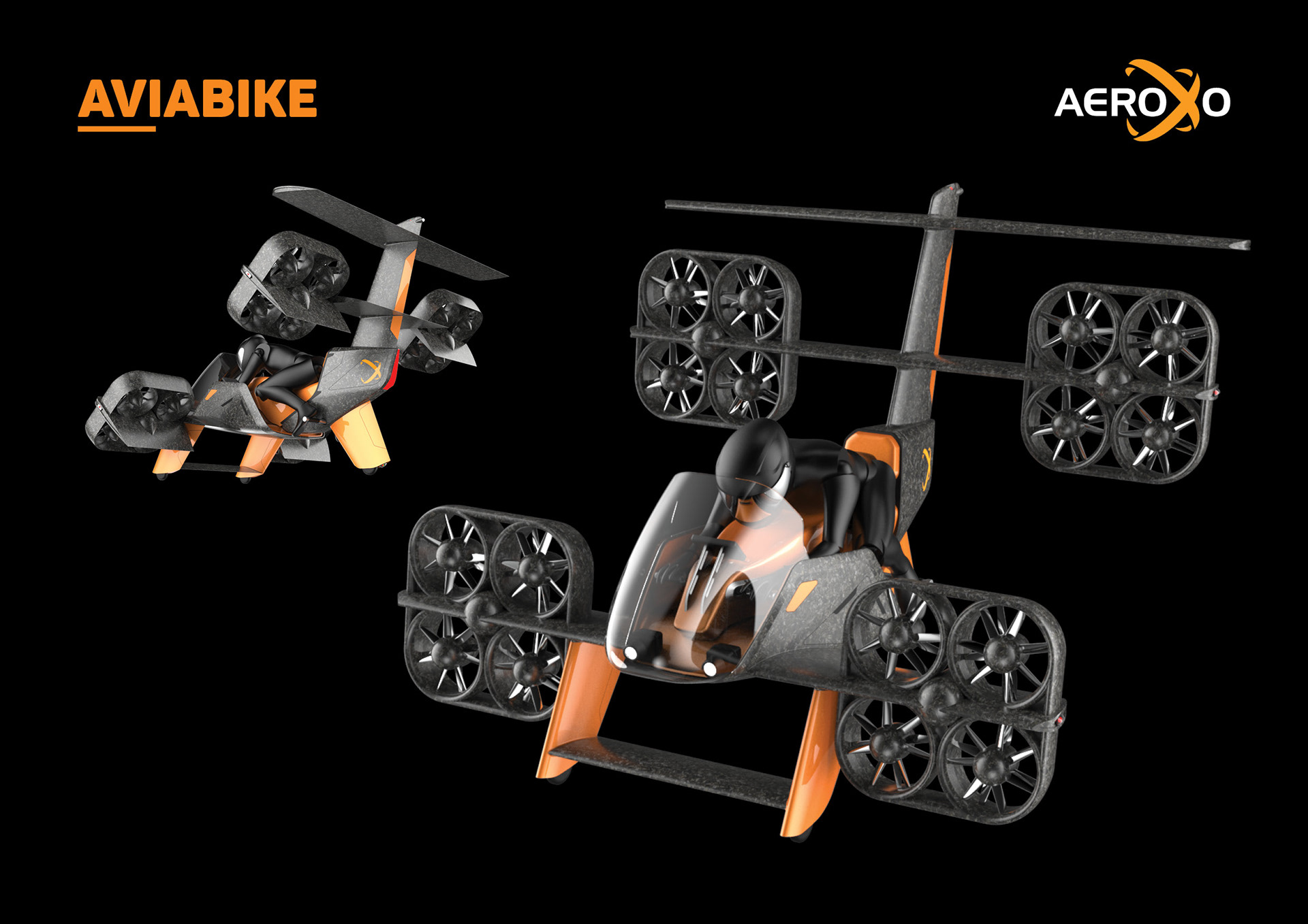 AEROXO aviabike concept — Изображение №4 — Иллюстрация, Графика, 3D на Dprofile
