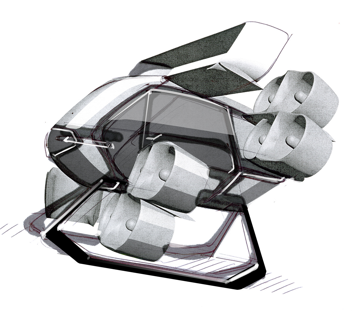 AEROXO aviabike concept — Изображение №26 — Иллюстрация, Графика, 3D на Dprofile