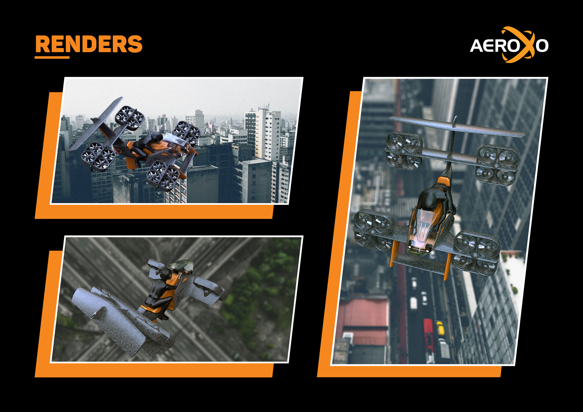 AEROXO aviabike concept — Изображение №13 — Иллюстрация, Графика, 3D на Dprofile