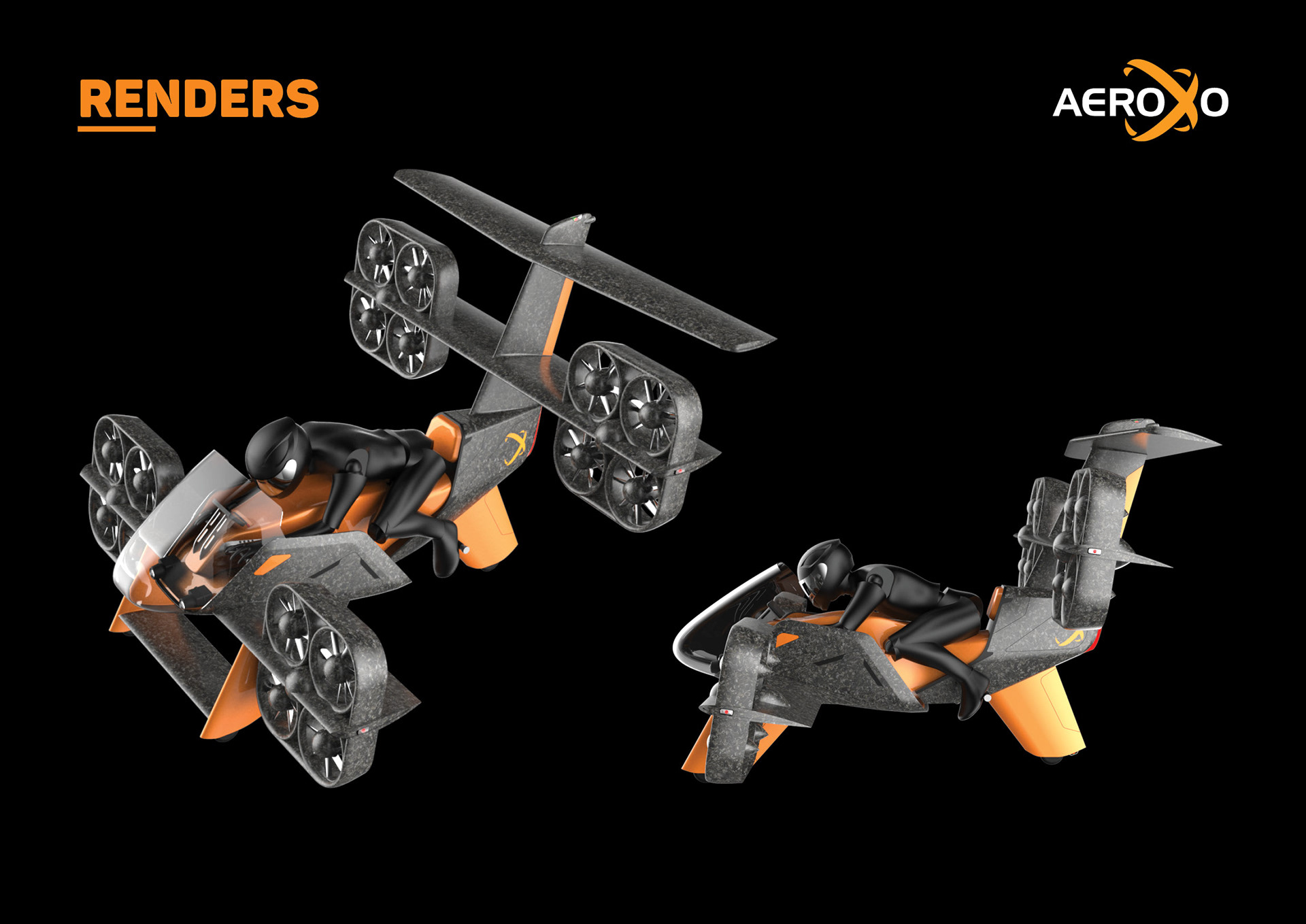 AEROXO aviabike concept — Изображение №11 — Иллюстрация, Графика, 3D на Dprofile
