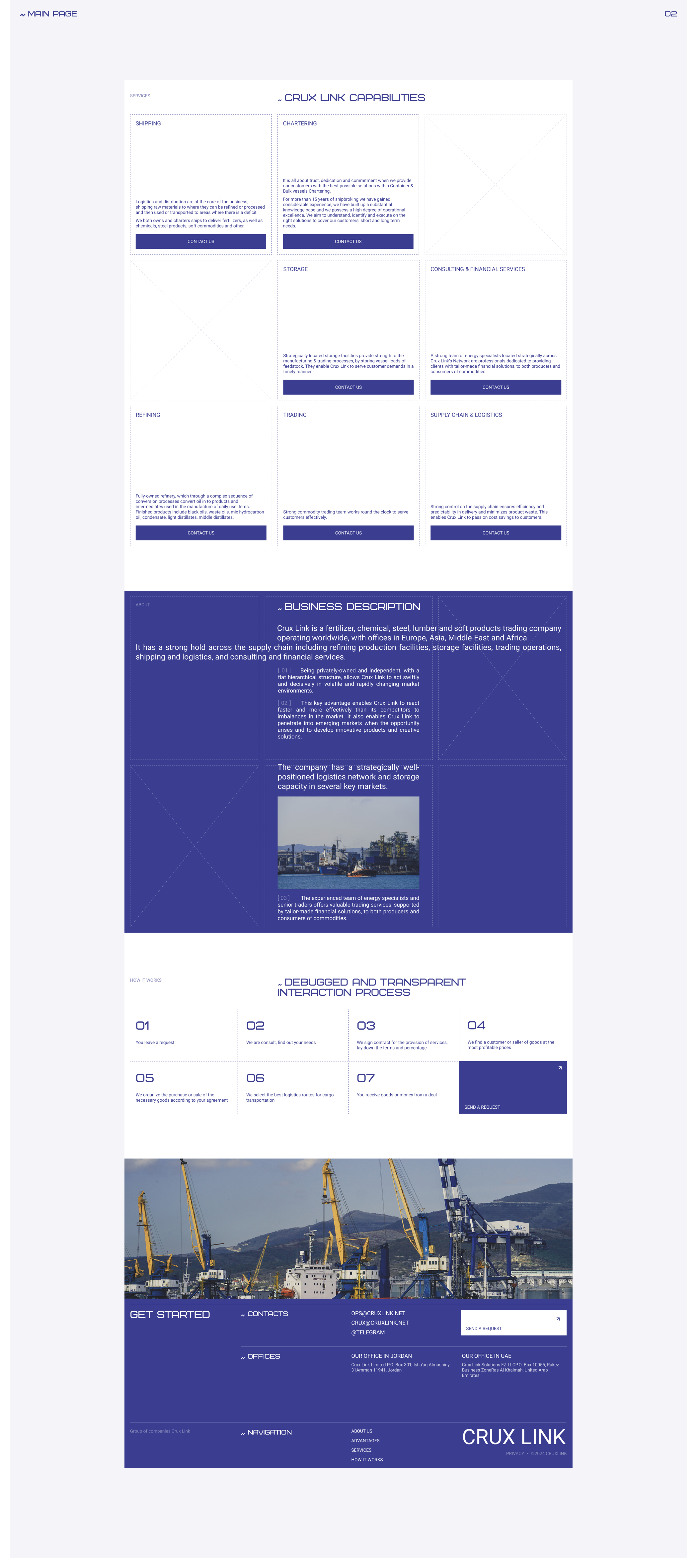 CRUX LINK | Landing Page | Redesign — Изображение №4 — Интерфейсы на Dprofile