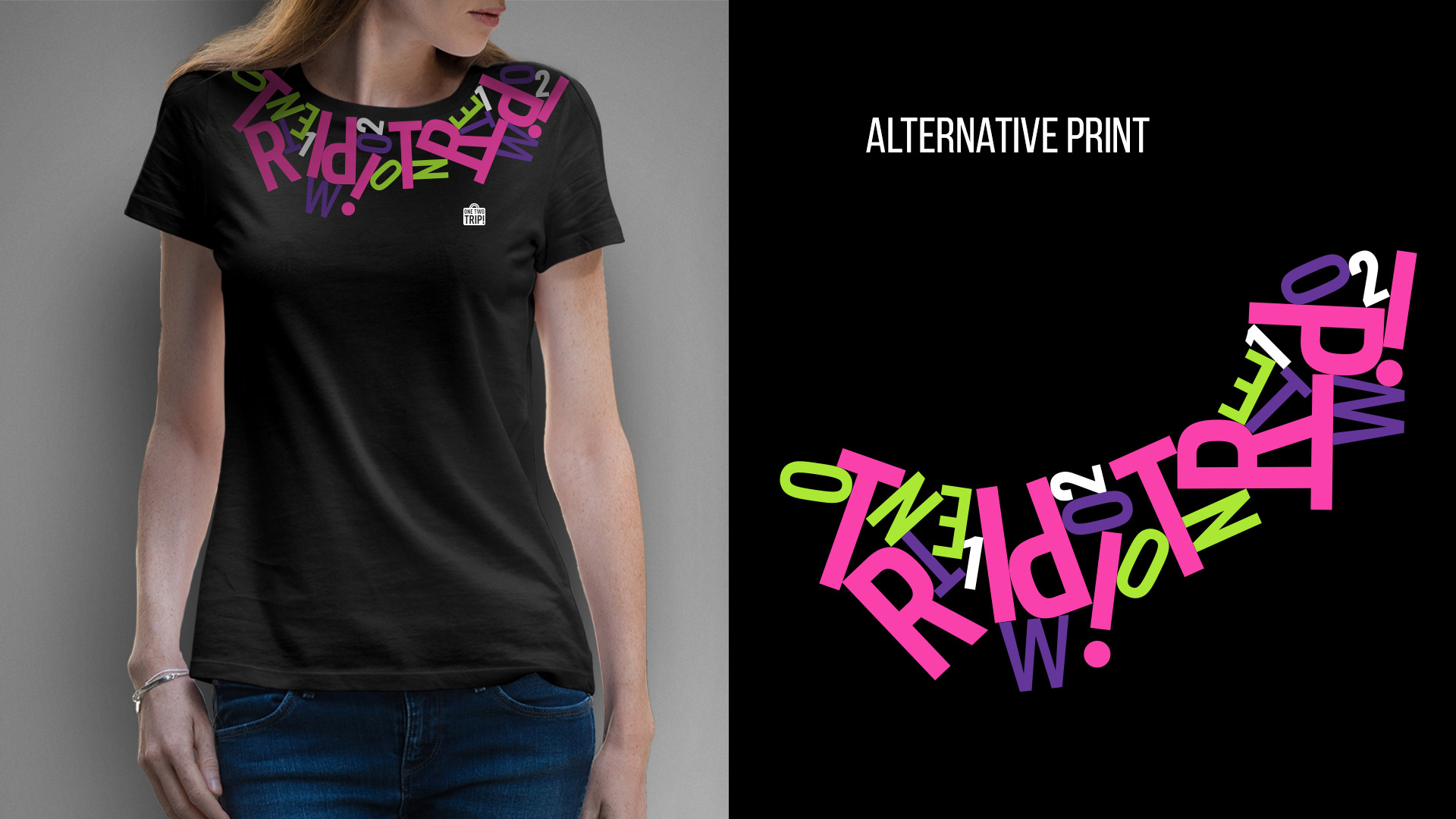 Merch design concept for One Two Trip — Изображение №7 — Брендинг, Графика на Dprofile