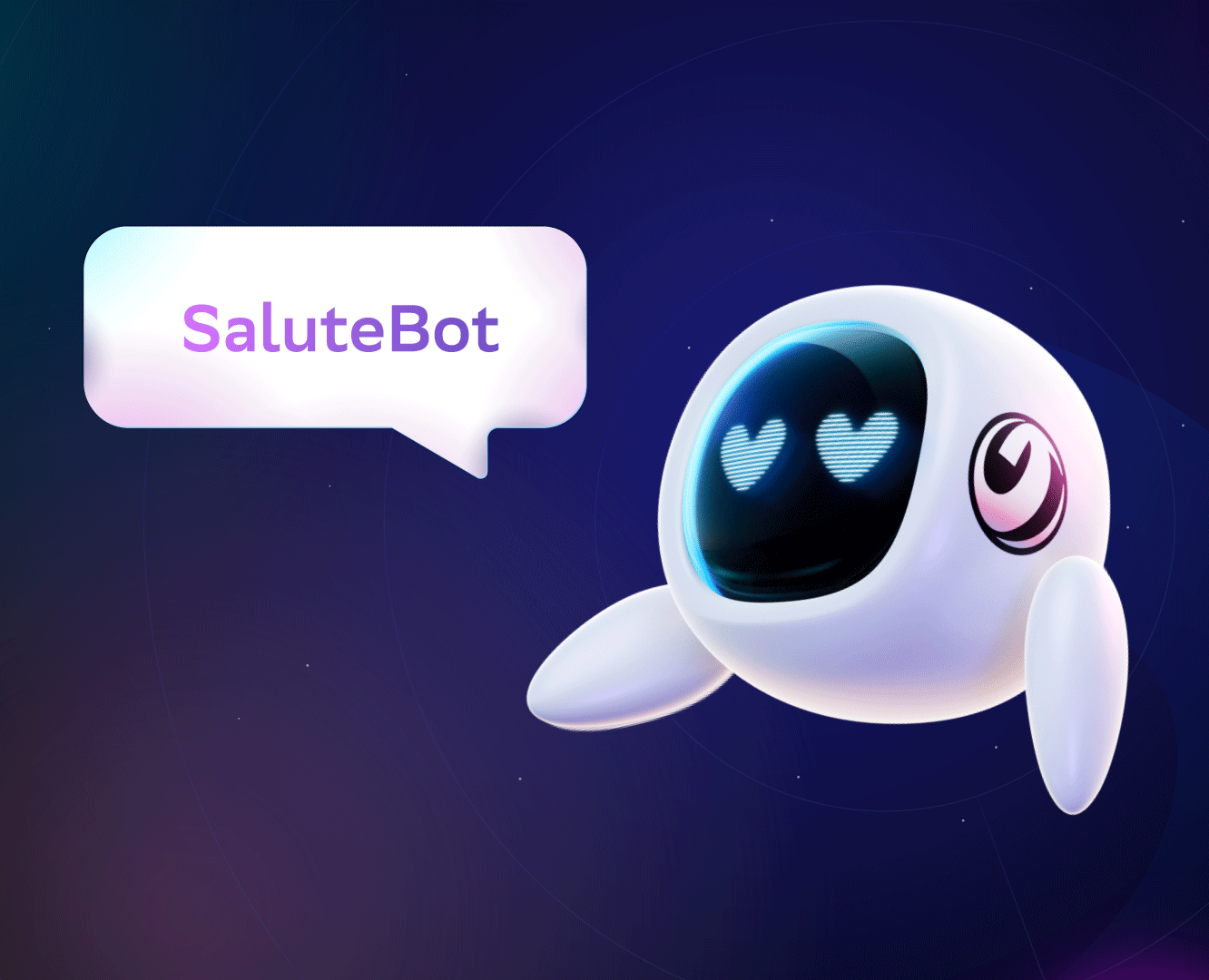 Маркетинговое видео бота Sber Salute — Иллюстрация, Анимация на Dprofile