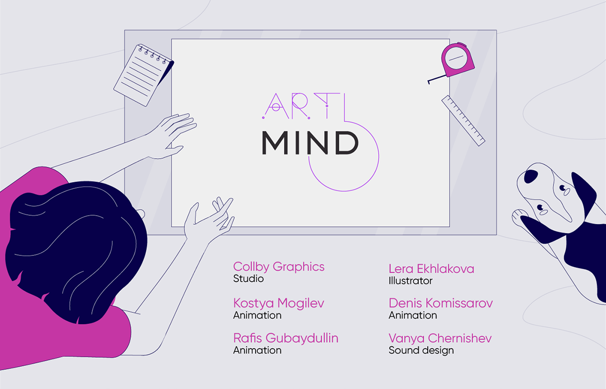 Презентация приложения Art Mind — Изображение №1 — Иллюстрация, Анимация на Dprofile