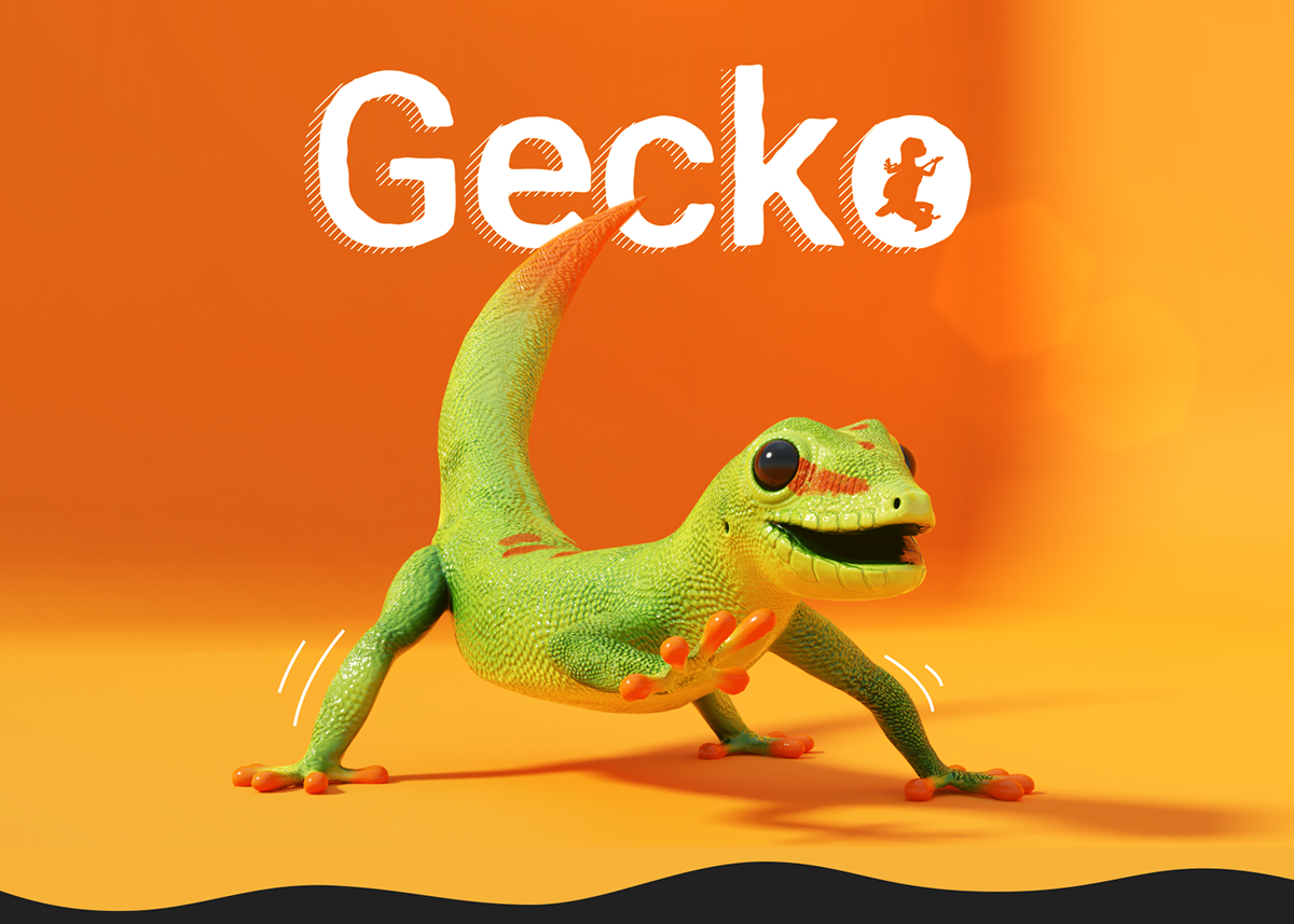 Gecko — Изображение №1 — Иллюстрация, Анимация на Dprofile
