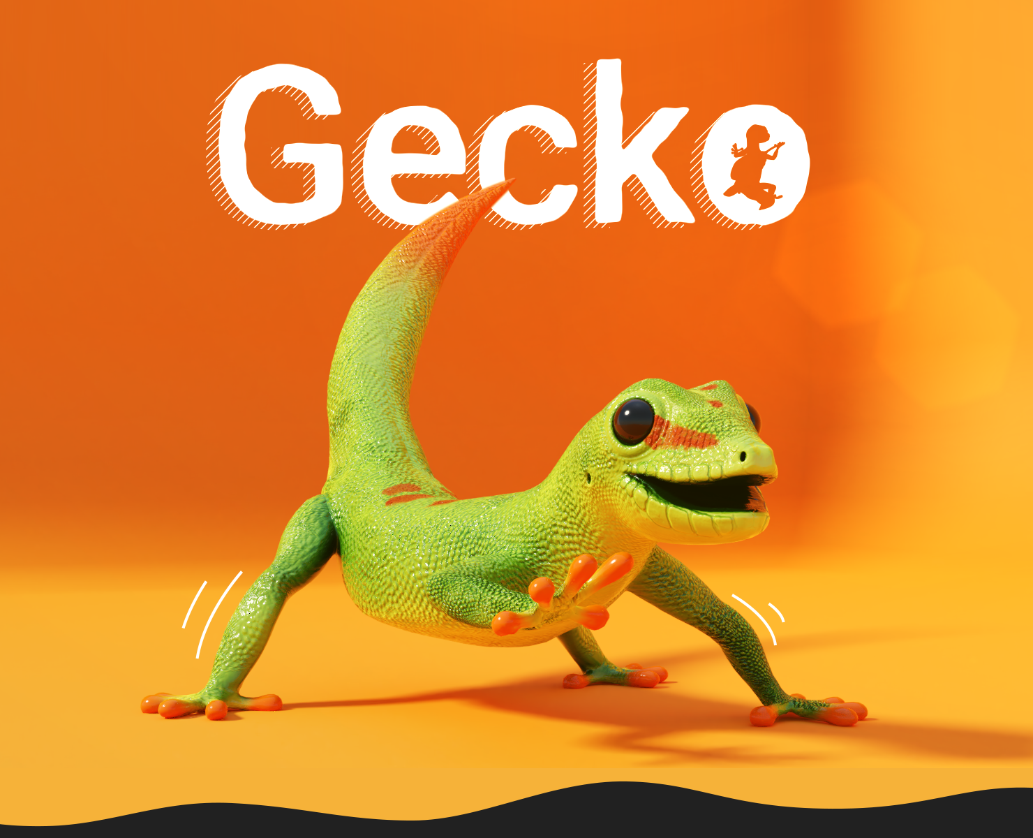 Gecko — Иллюстрация, Анимация на Dprofile