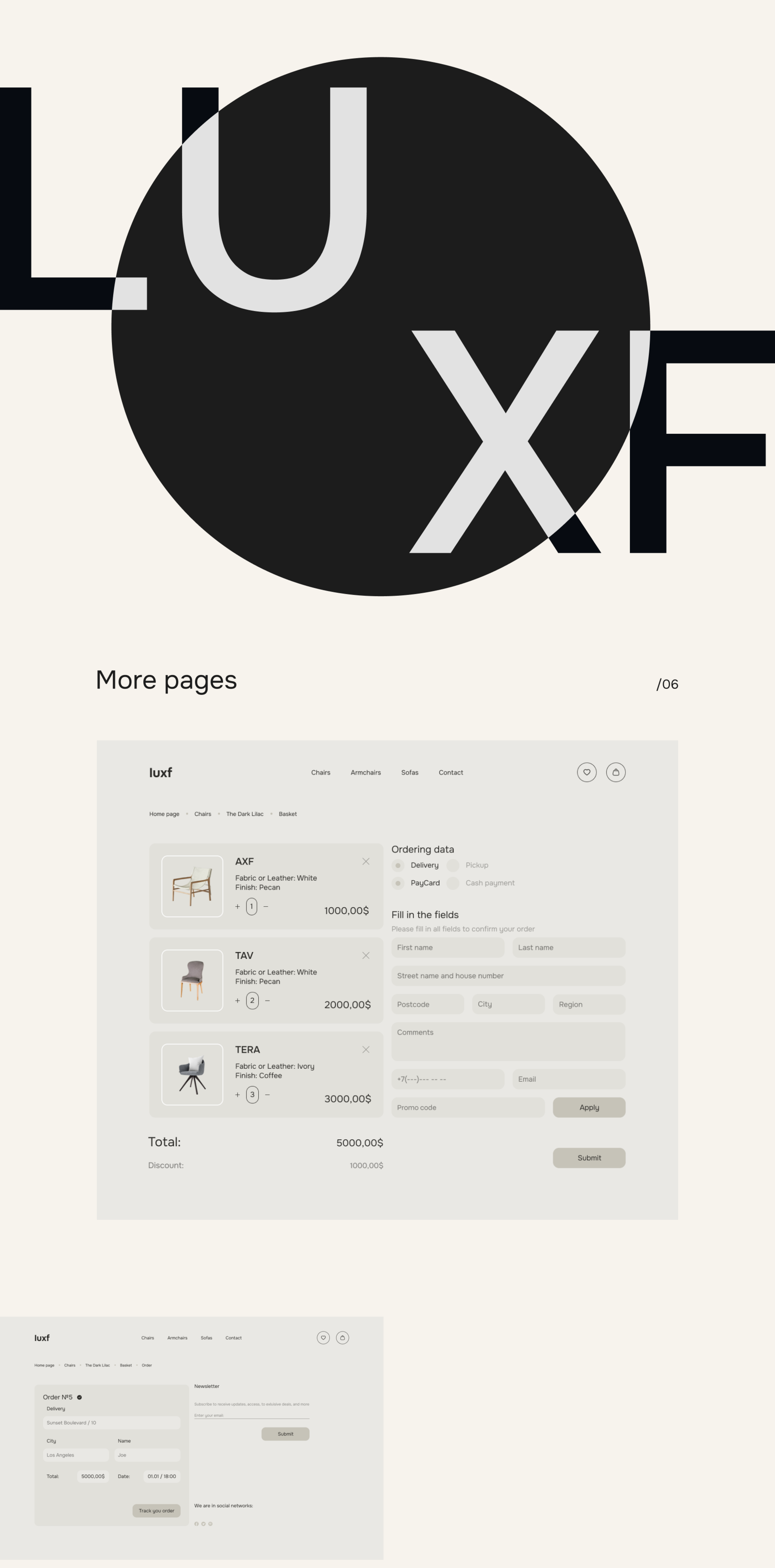 Luxf / E-commerce — Изображение №7 — Интерфейсы на Dprofile