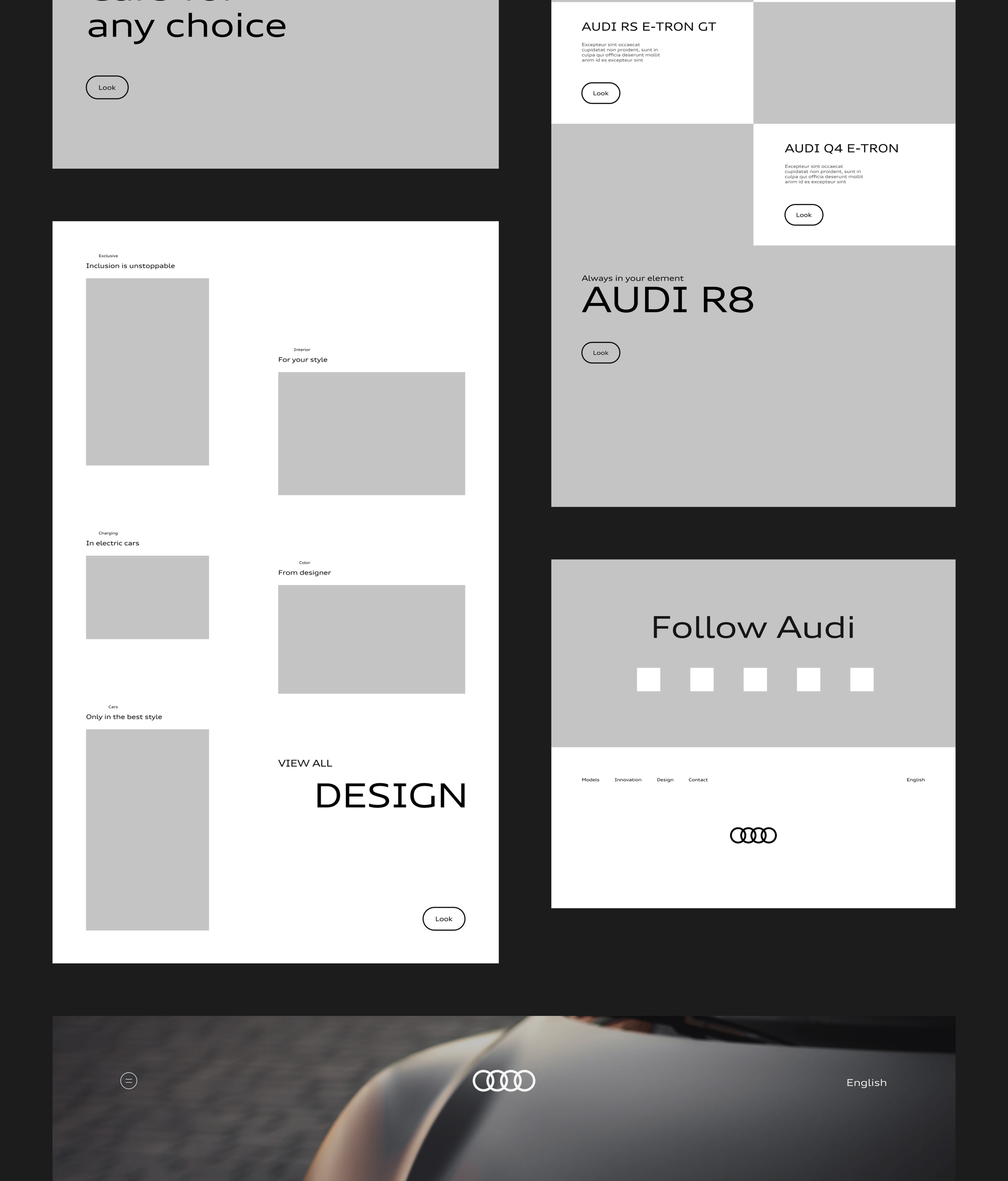 Audi / Concept — Изображение №3 — Интерфейсы, Брендинг на Dprofile