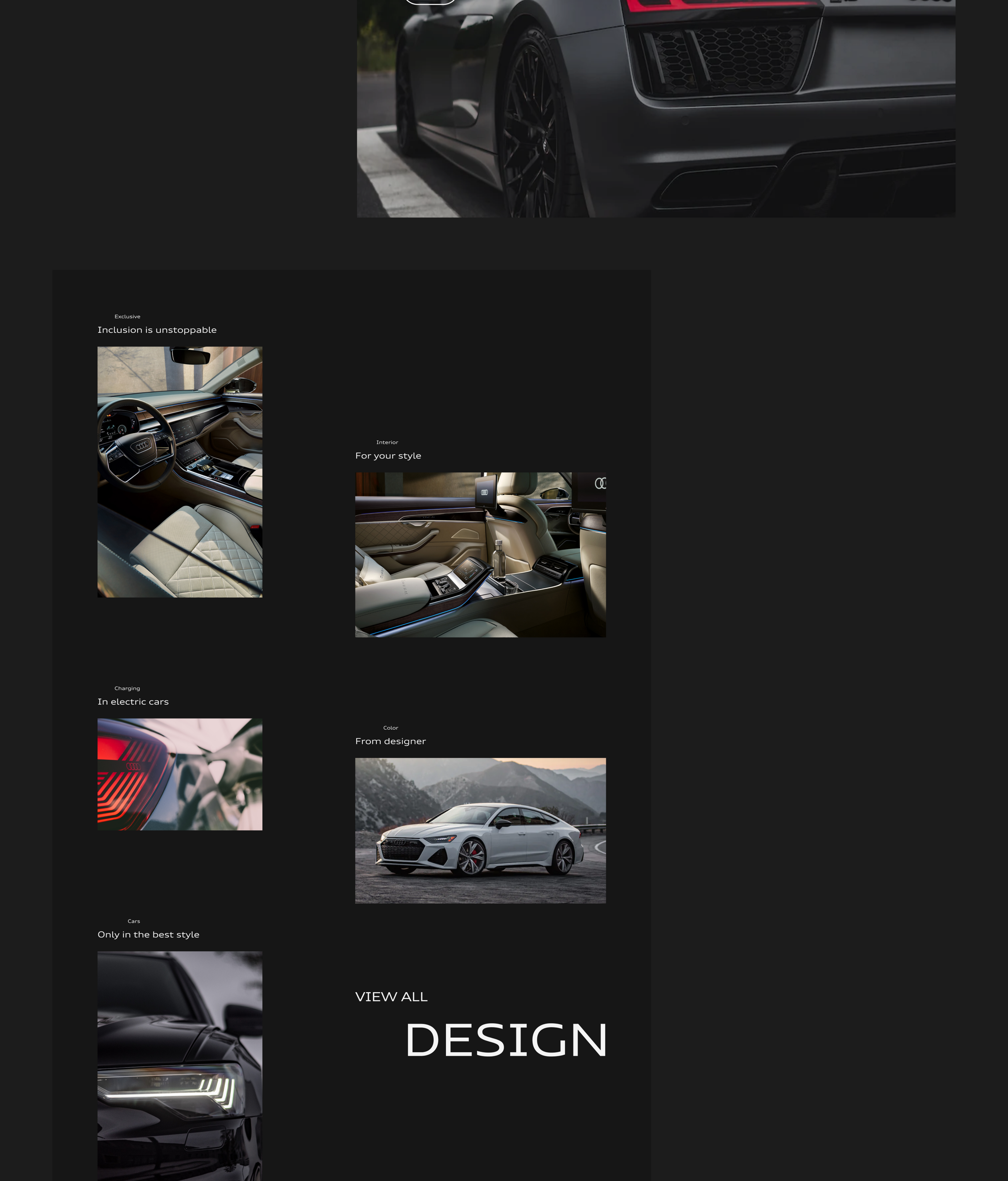 Audi / Concept — Изображение №5 — Интерфейсы, Брендинг на Dprofile