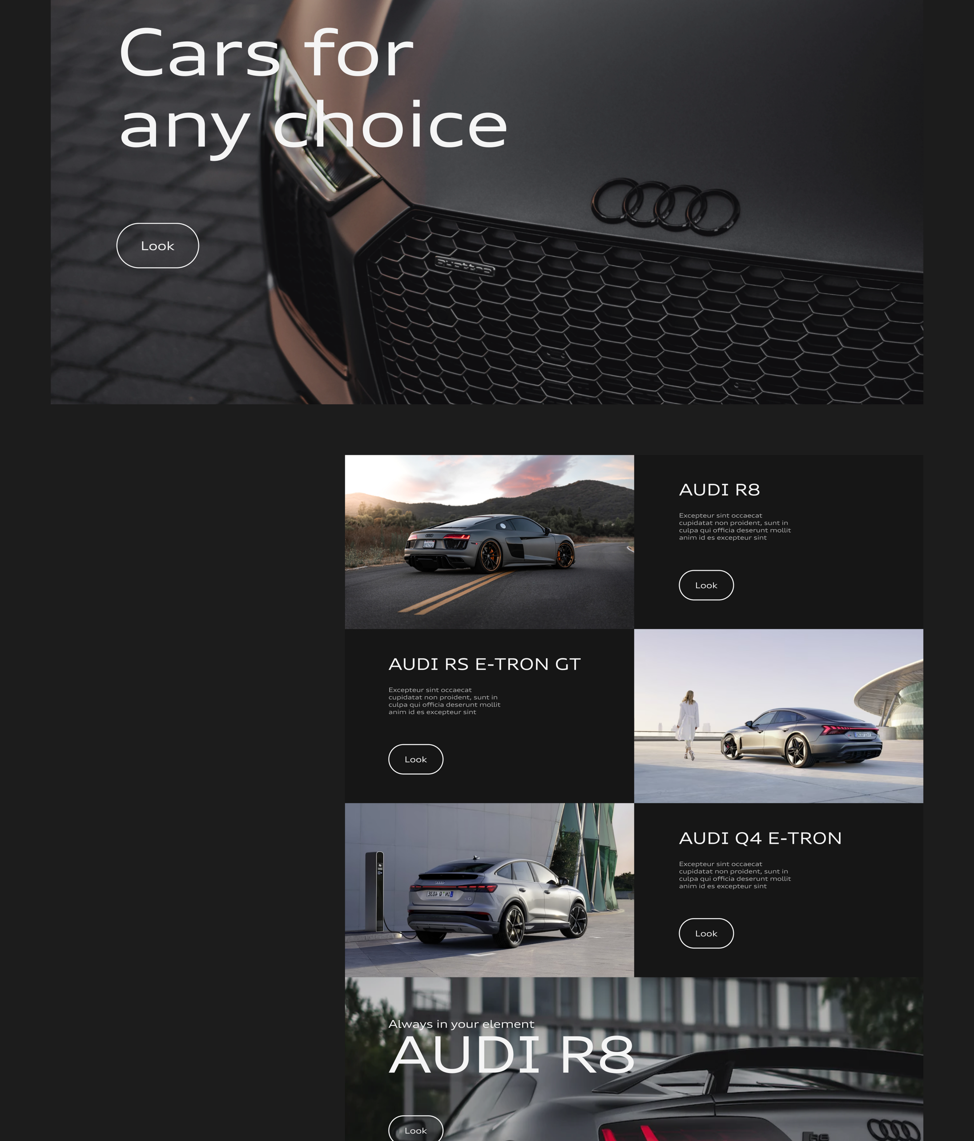 Audi / Concept — Изображение №4 — Интерфейсы, Брендинг на Dprofile