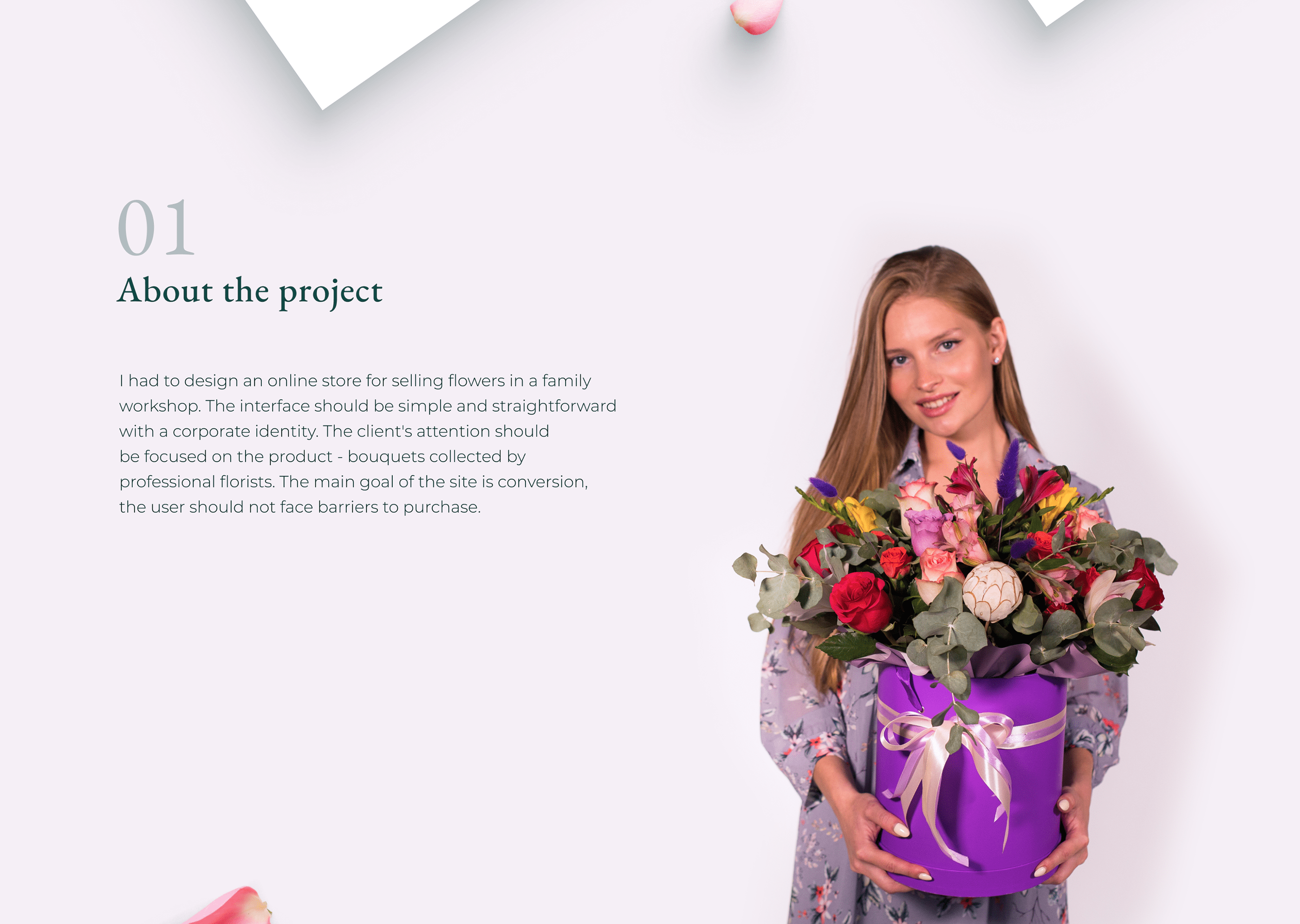 Flower shop Florencia — Изображение №3 — Интерфейсы на Dprofile