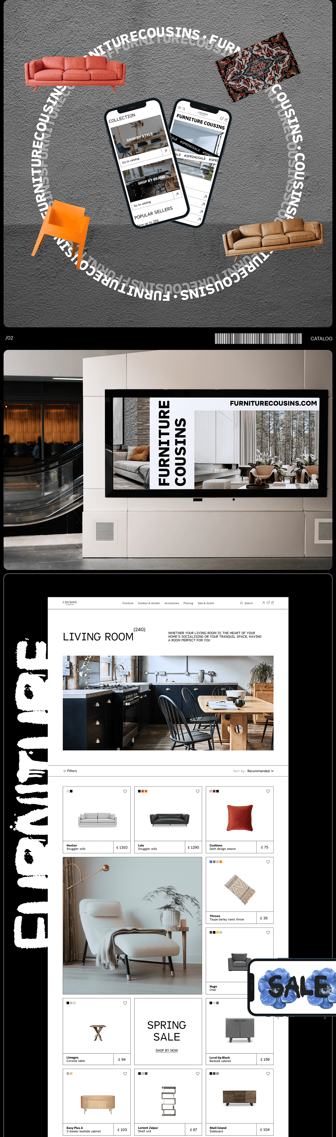 FURNITURE СOUSINS | E-commerce redesign — Изображение №3 — Интерфейсы, Графика на Dprofile