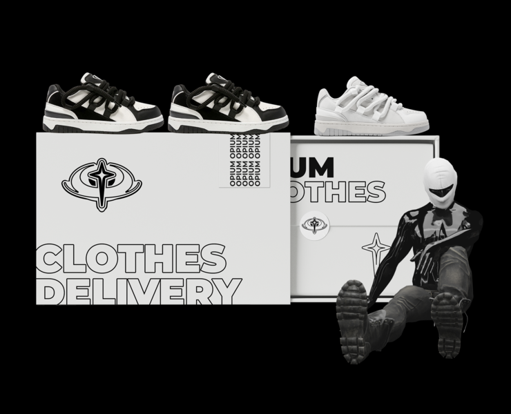 Opium clothing store — Брендинг, 3D на Dprofile