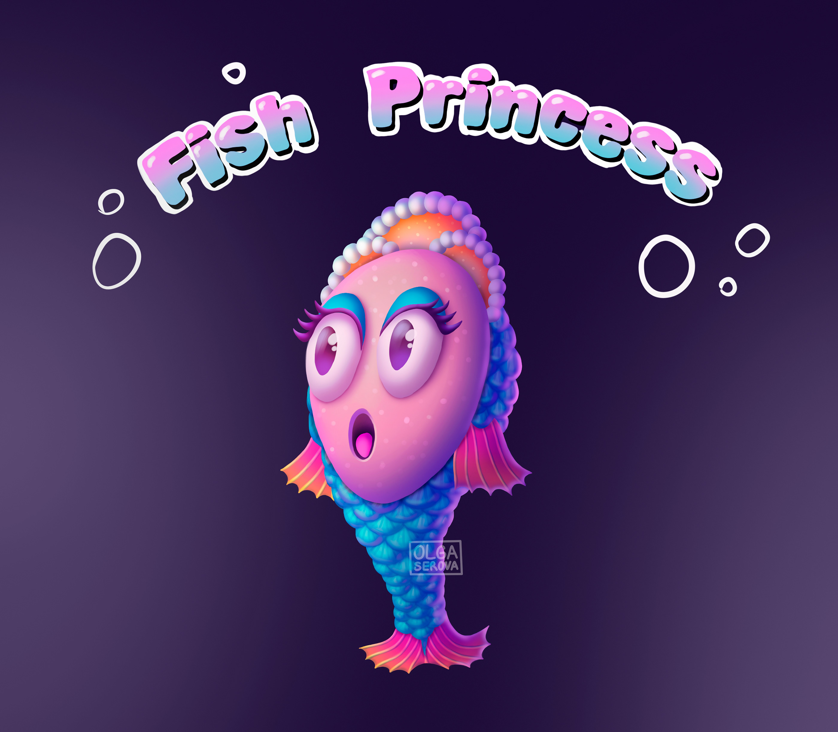 Fish princess — Изображение №1 — Иллюстрация на Dprofile