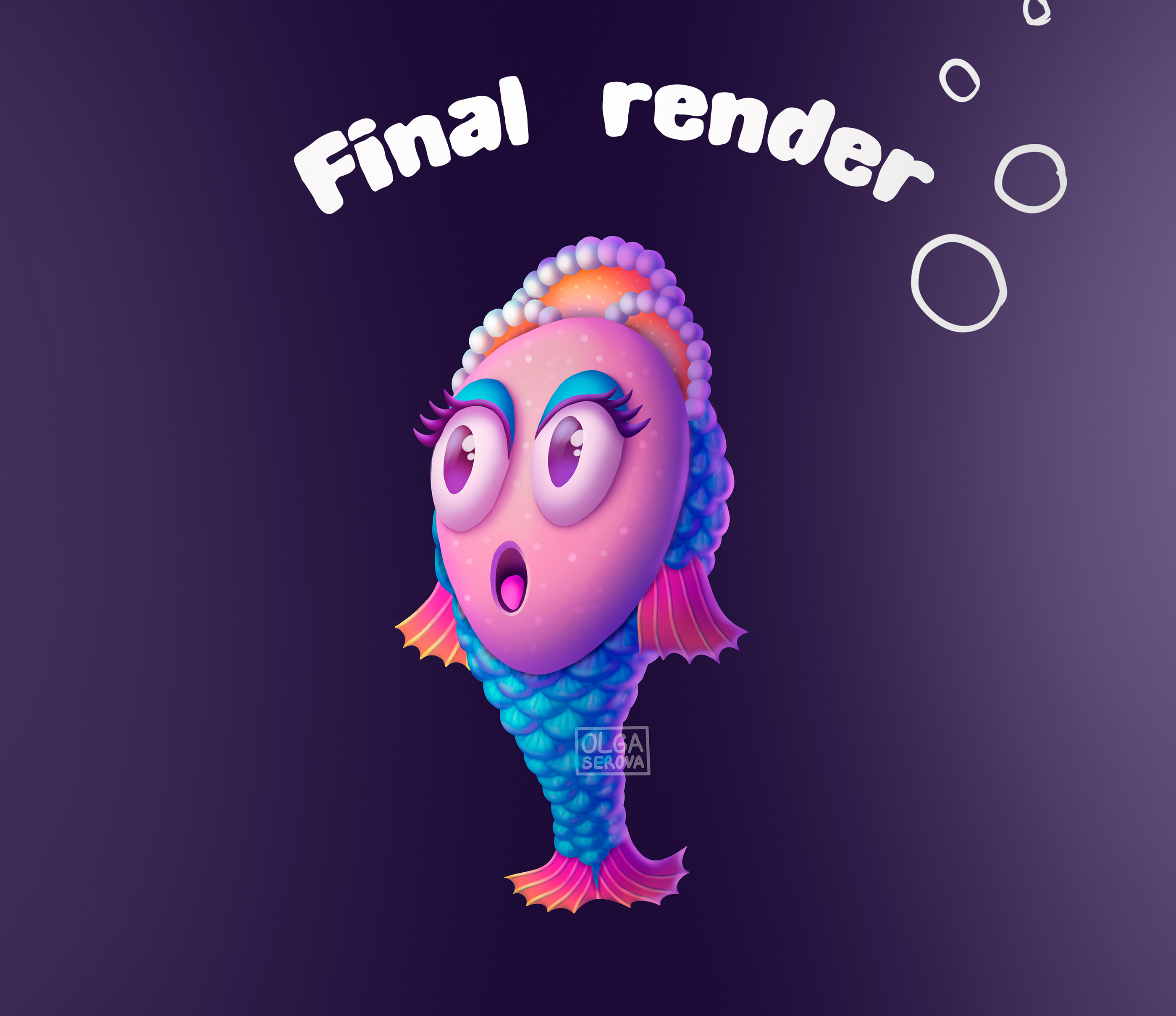 Fish princess — Изображение №5 — Иллюстрация на Dprofile