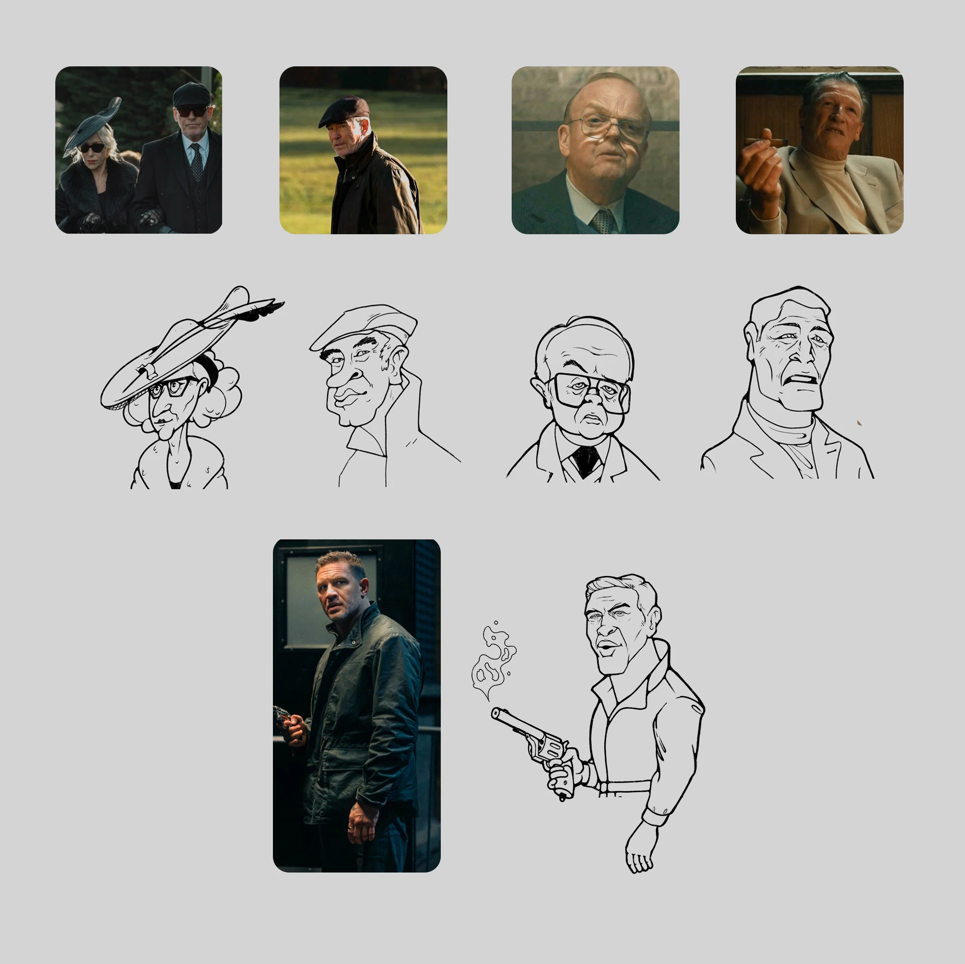 Фан-арт на сериал "Гангстерленд" — Изображение №4 — Иллюстрация на Dprofile