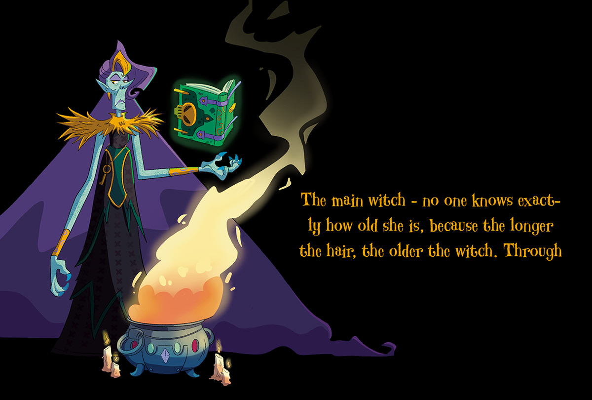 Witches a line of characters — Изображение №6 — Иллюстрация на Dprofile