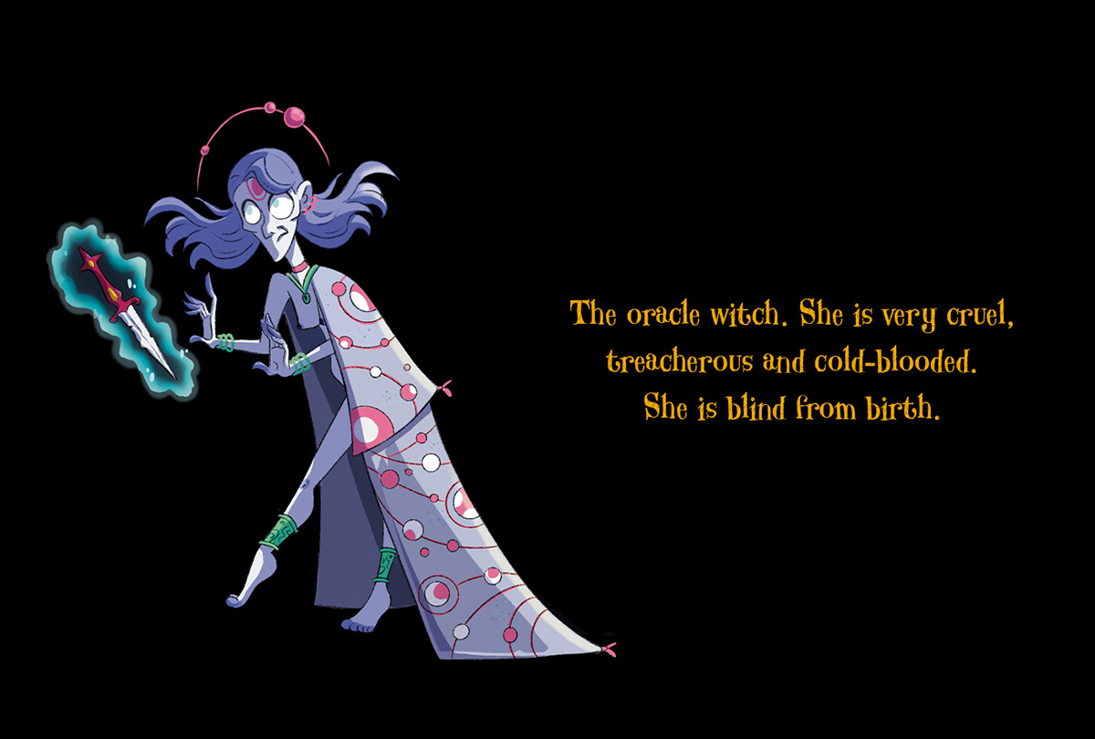 Witches a line of characters — Изображение №4 — Иллюстрация на Dprofile