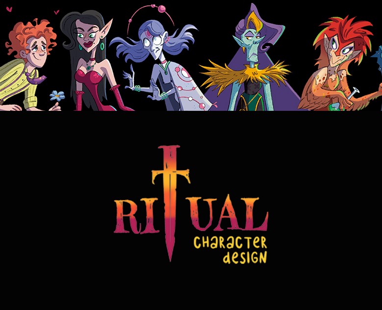 Witches a line of characters — Иллюстрация на Dprofile