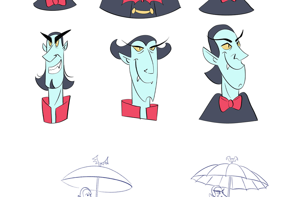Character design Count Dracula — Изображение №5 — Иллюстрация на Dprofile
