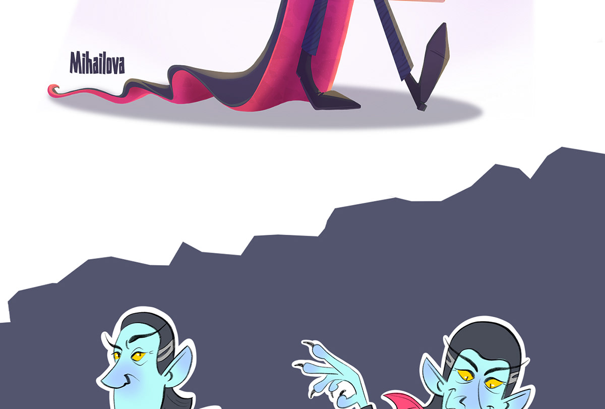 Character design Count Dracula — Изображение №9 — Иллюстрация на Dprofile