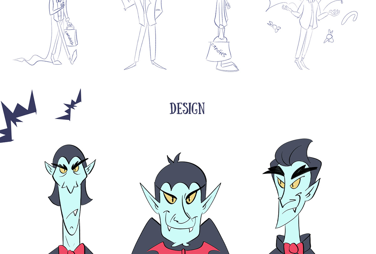 Character design Count Dracula — Изображение №4 — Иллюстрация на Dprofile