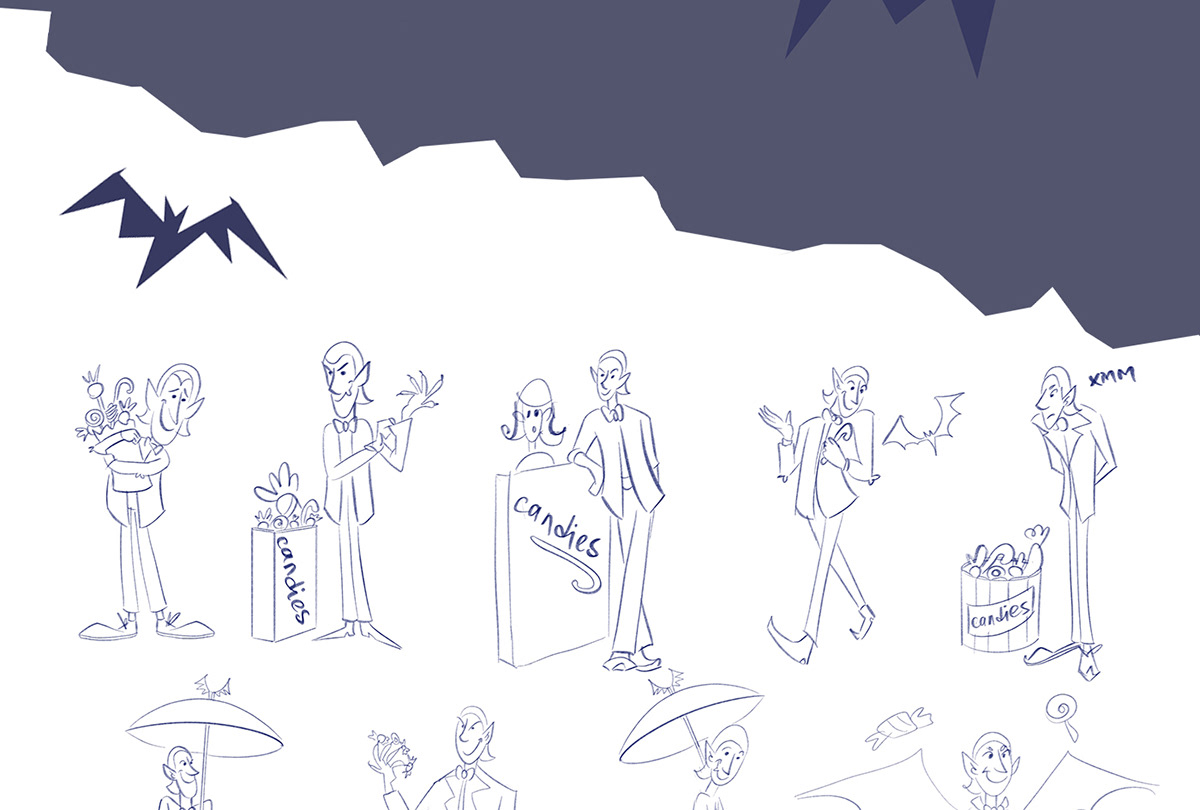 Character design Count Dracula — Изображение №3 — Иллюстрация на Dprofile