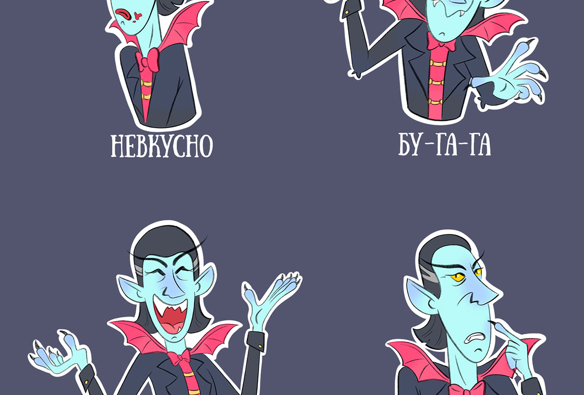 Character design Count Dracula — Изображение №10 — Иллюстрация на Dprofile