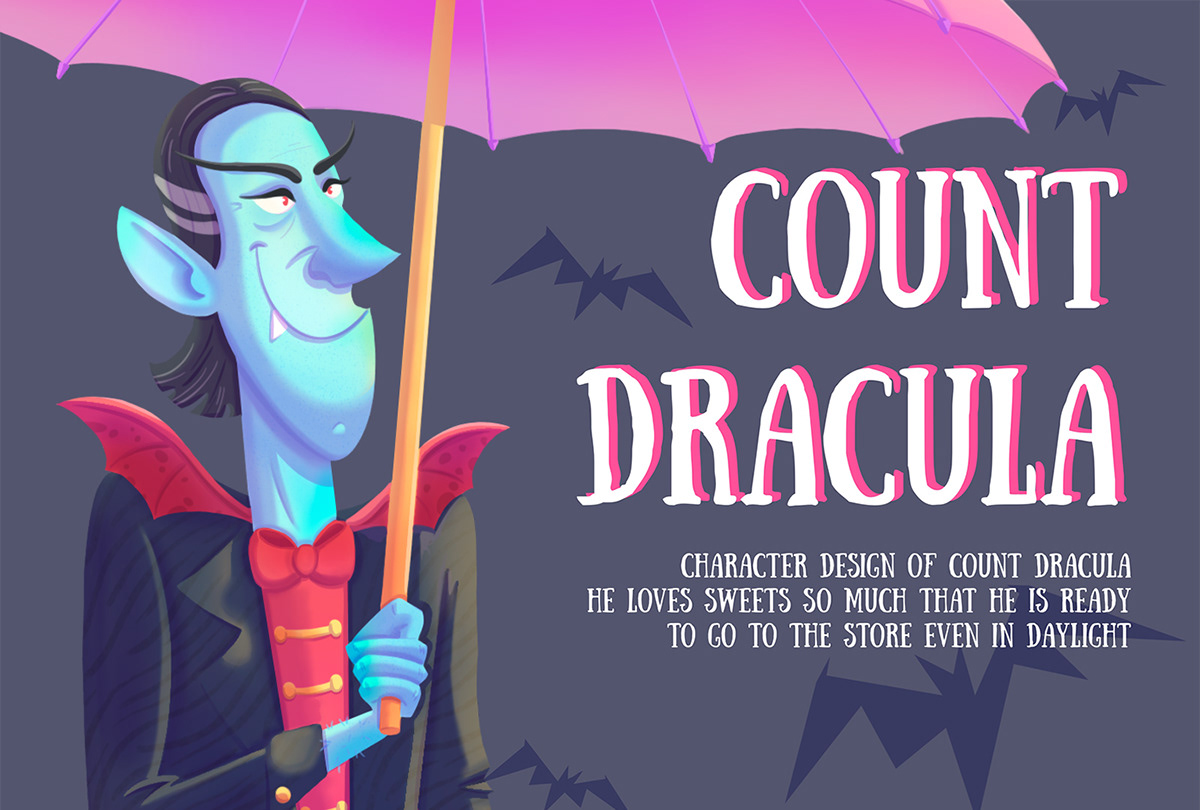 Character design Count Dracula — Изображение №1 — Иллюстрация на Dprofile