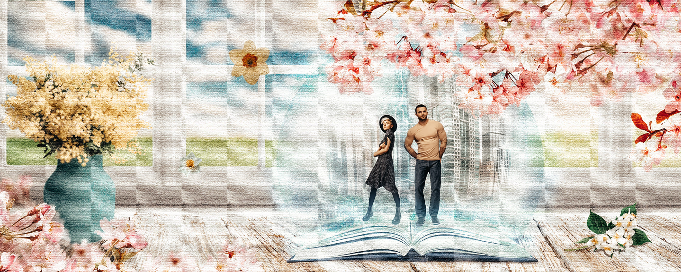 VK page cover for community of the writer — Изображение №1 — Иллюстрация, Графика на Dprofile