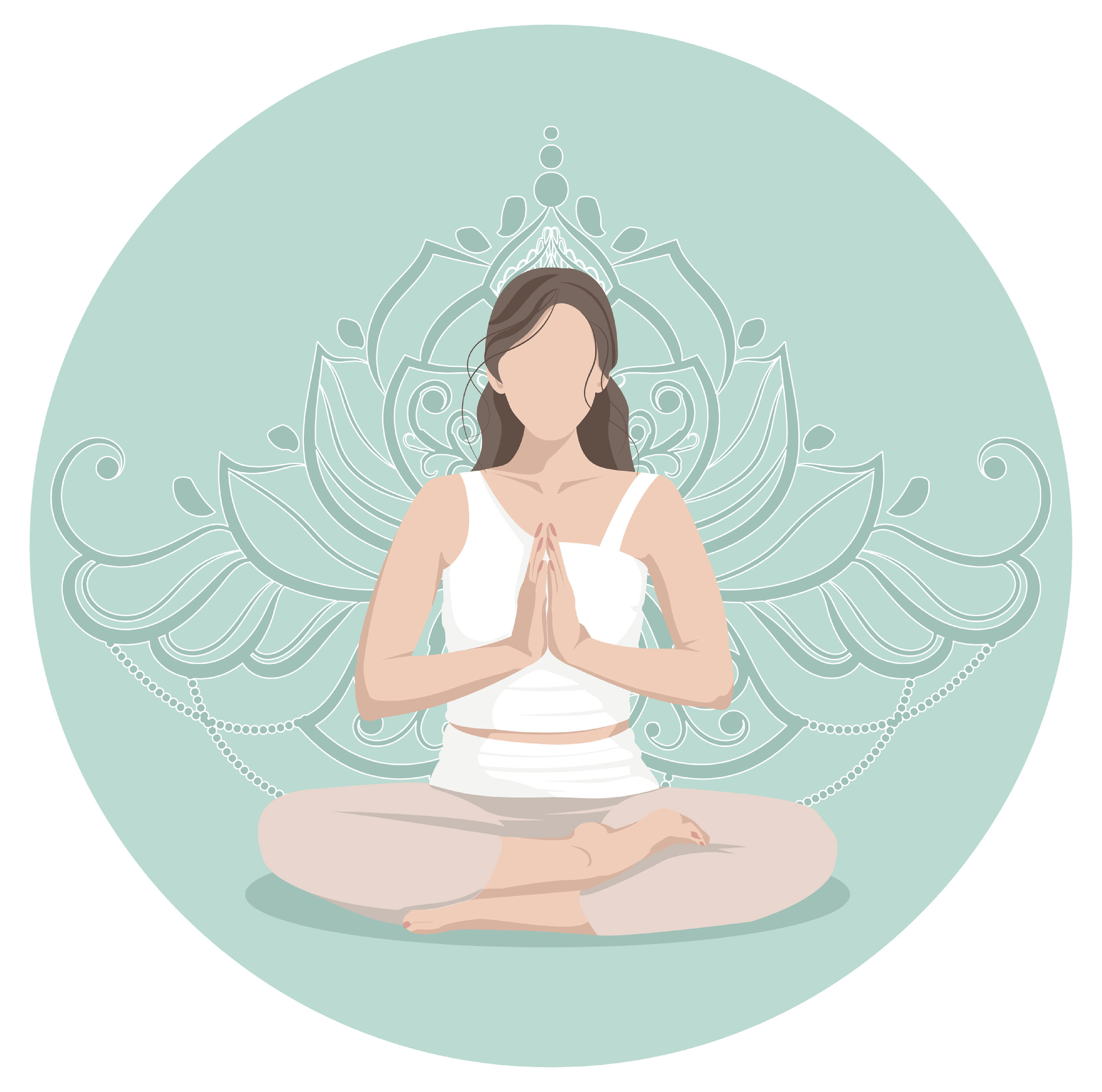 Poster for yoga studio — Изображение №2 — Иллюстрация, Графика на Dprofile