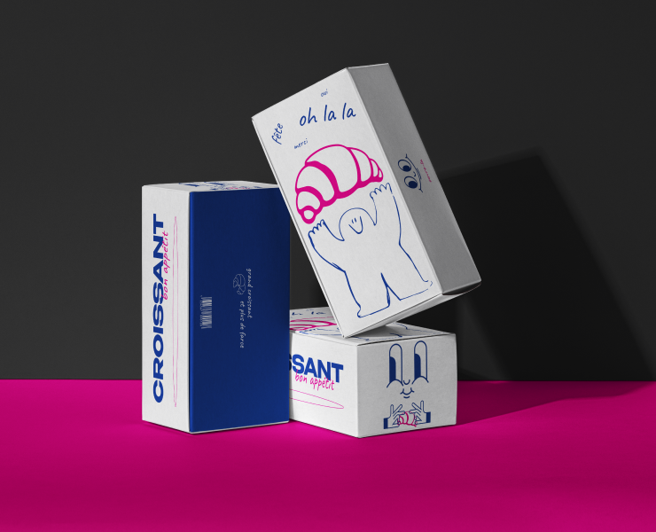 CROISSANT | packaging — Брендинг, Графика на Dprofile
