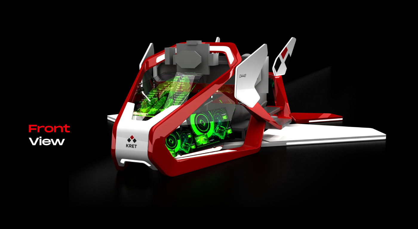 Кабина авиасимулятора Mk II — Изображение №5 — Графика, 3D на Dprofile