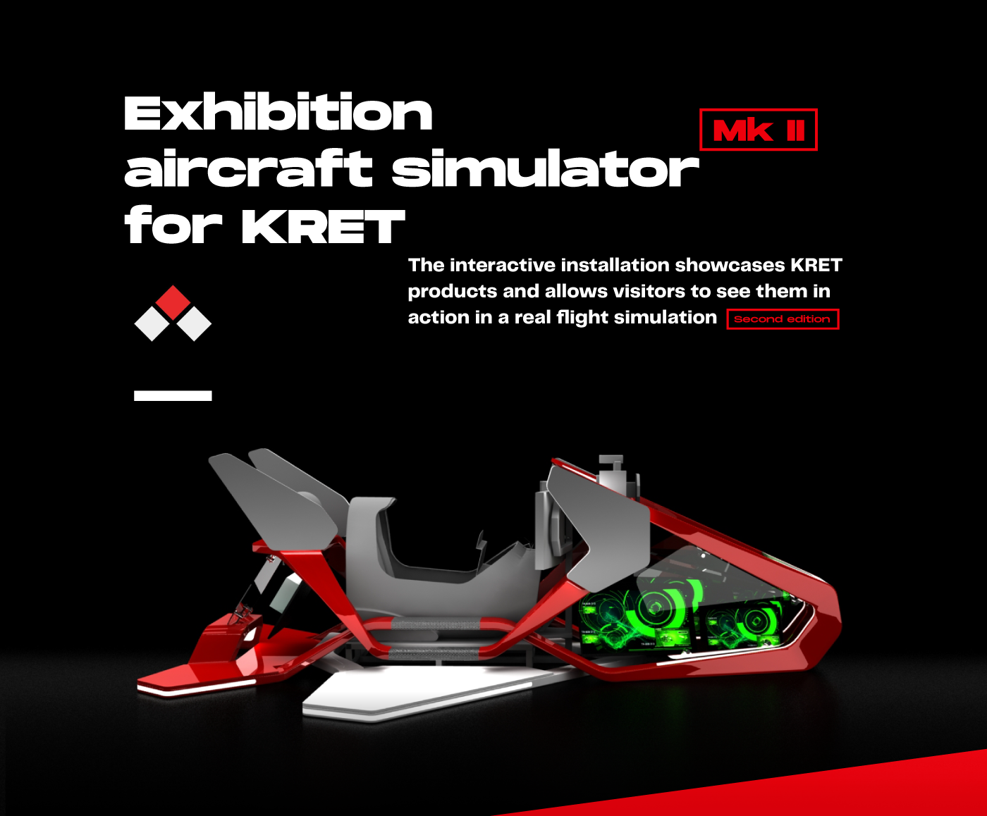 Кабина авиасимулятора Mk II — Изображение №1 — Графика, 3D на Dprofile