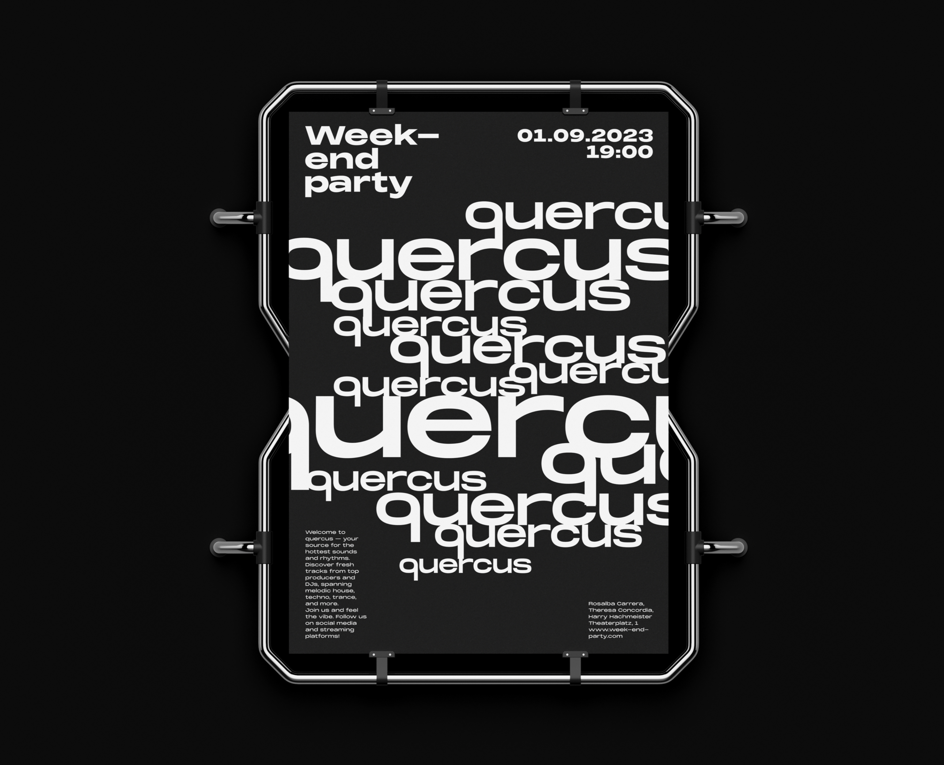 Типографика для музыкального лейбла — Графика на Dprofile