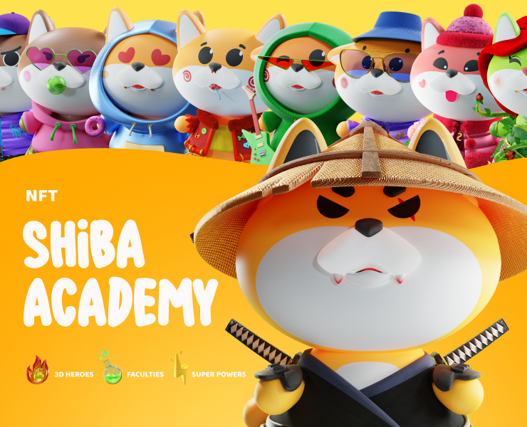 Shibacademy NFT collection — Графика, 3D, Анимация на Dprofile