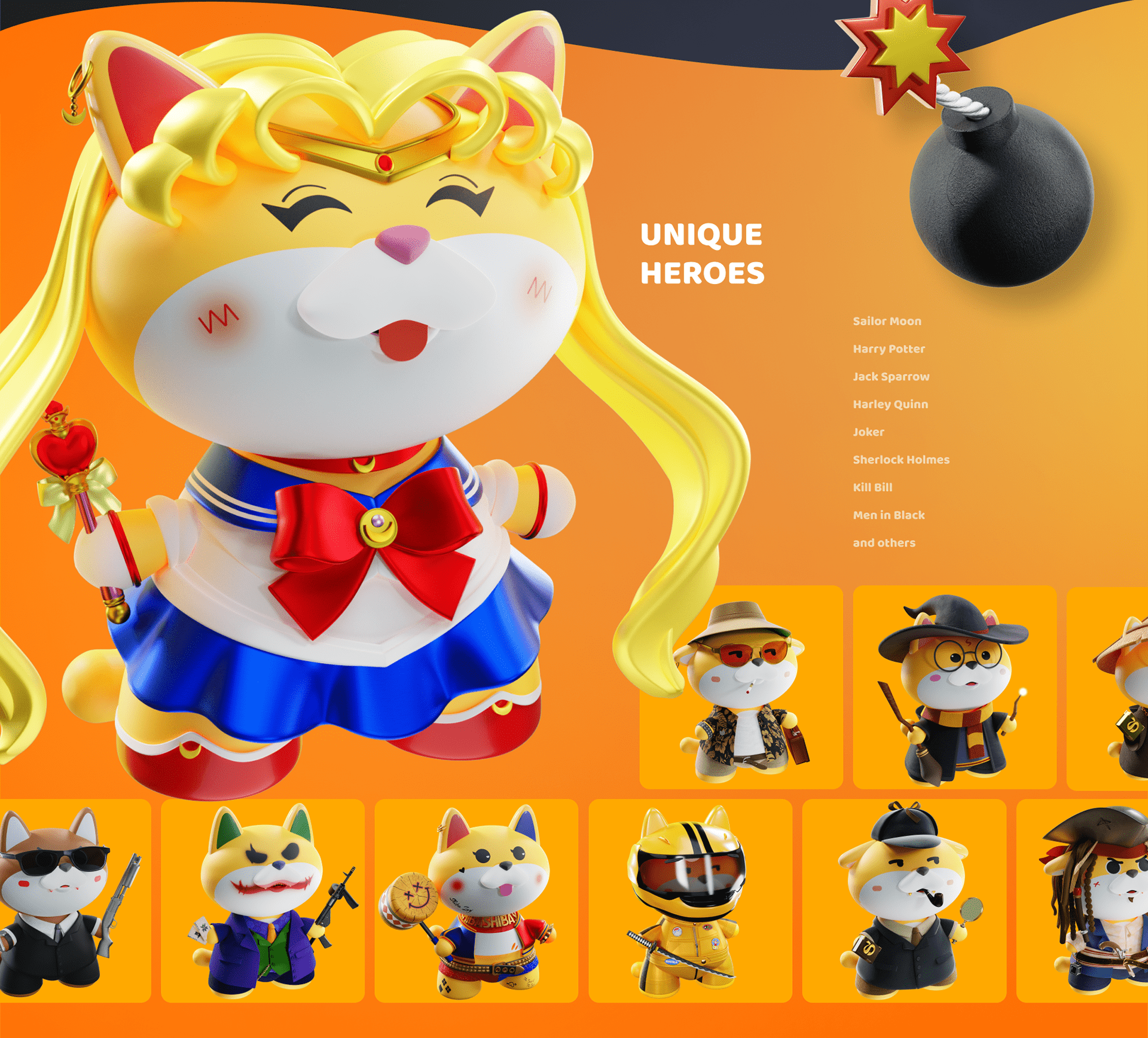 Shibacademy NFT collection — Изображение №6 — Графика, 3D, Анимация на Dprofile