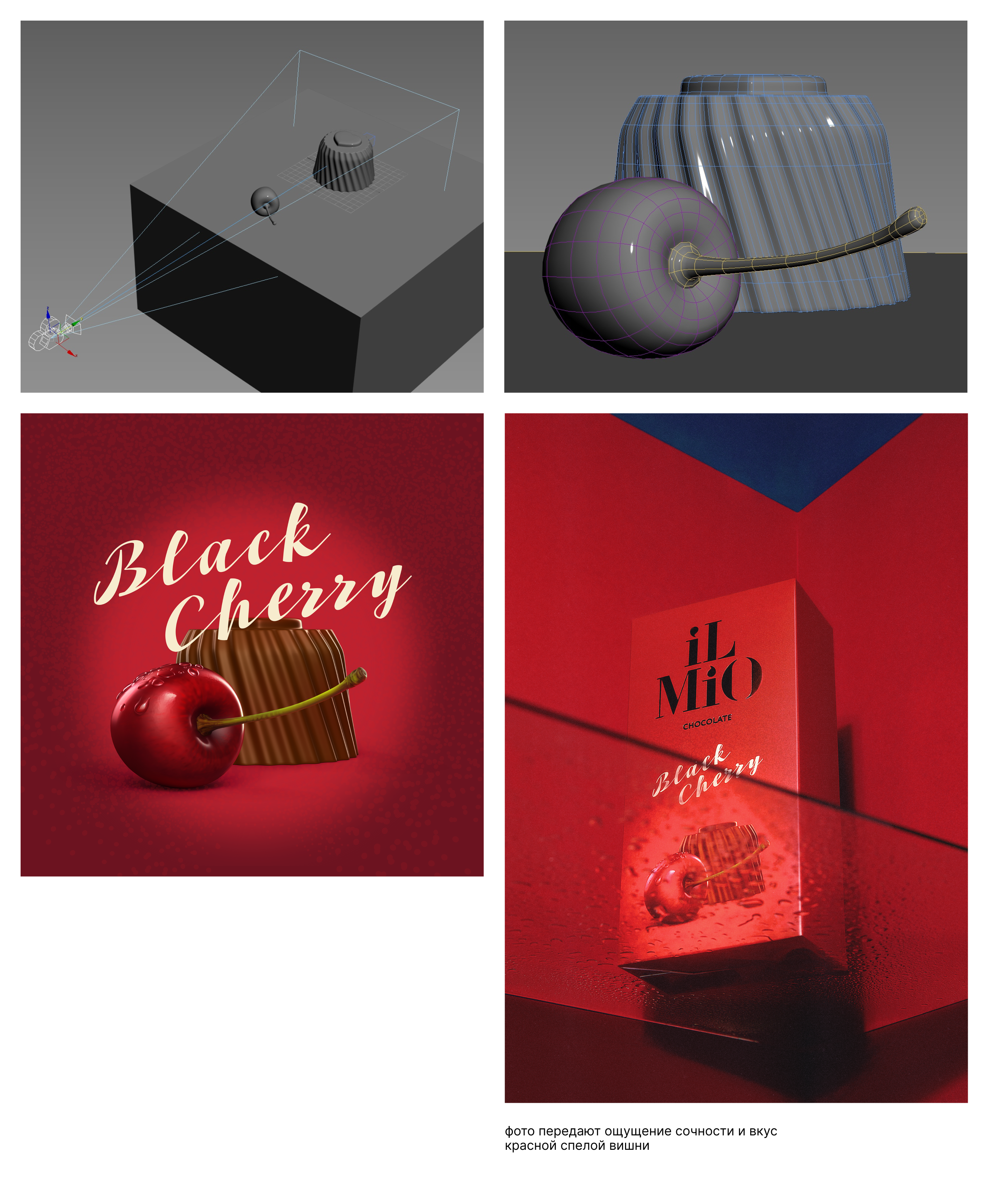 Black Cherry & Chocolate Sweets — Изображение №6 — Брендинг, Графика, 3D на Dprofile