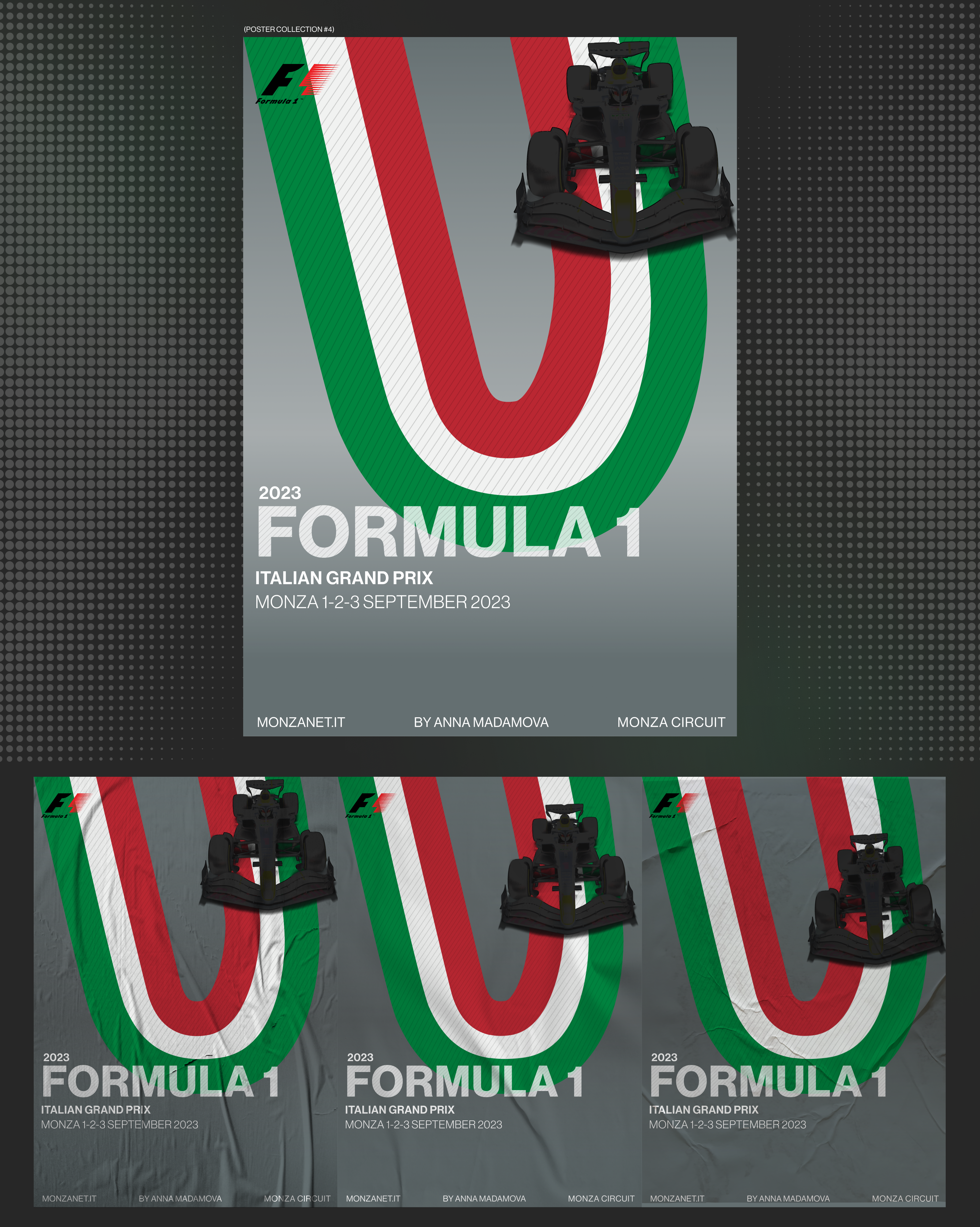 ITALIAN GRAN PRIX 2023 |Poster collection — Изображение №5 — Графика на Dprofile
