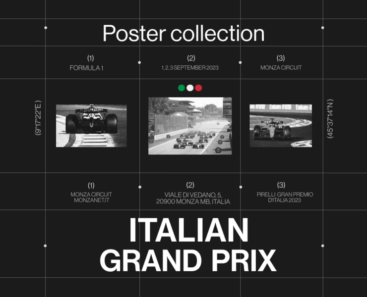 ITALIAN GRAN PRIX 2023 |Poster collection на Dprofile