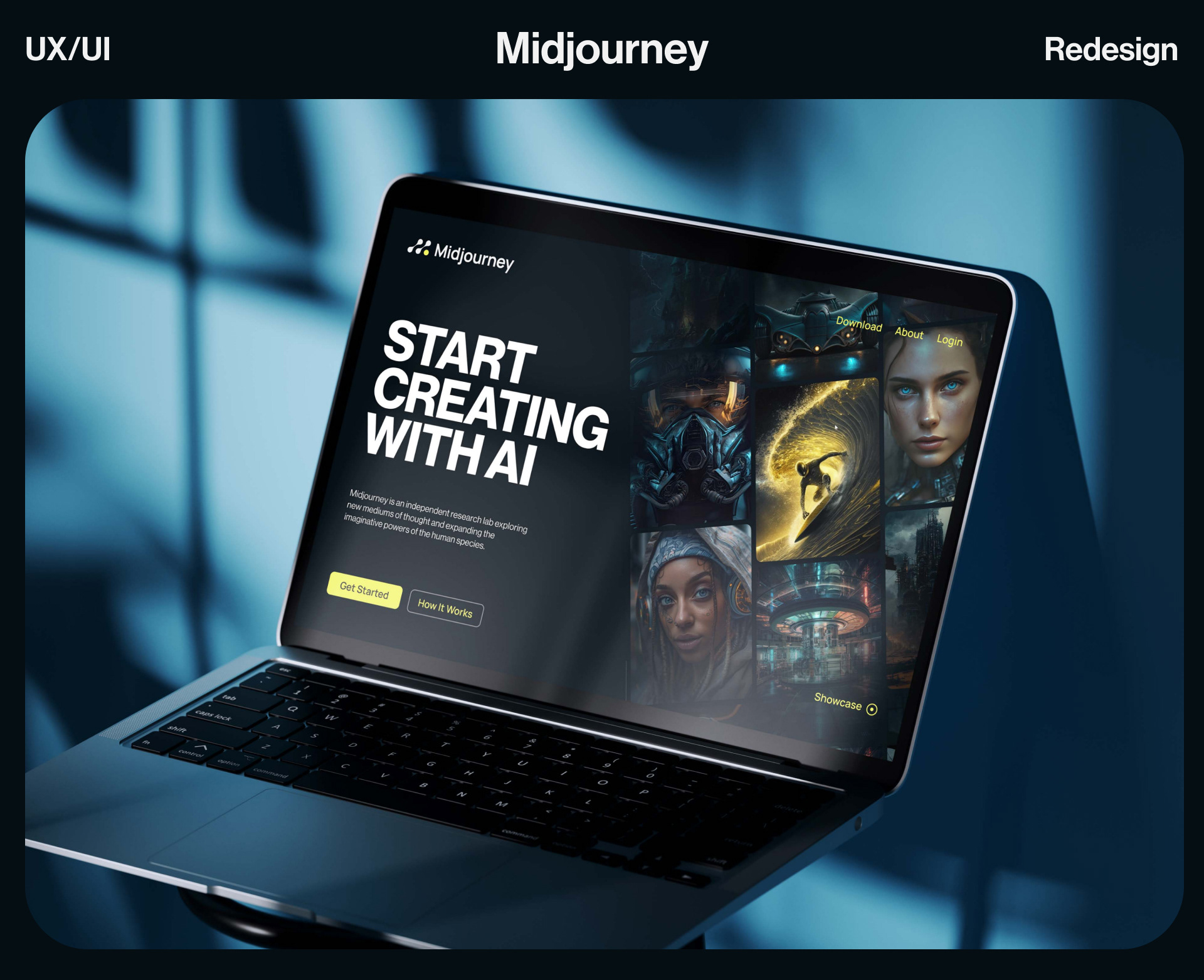 Midjourney - Redesign Concept — Изображение №1 — Интерфейсы на Dprofile