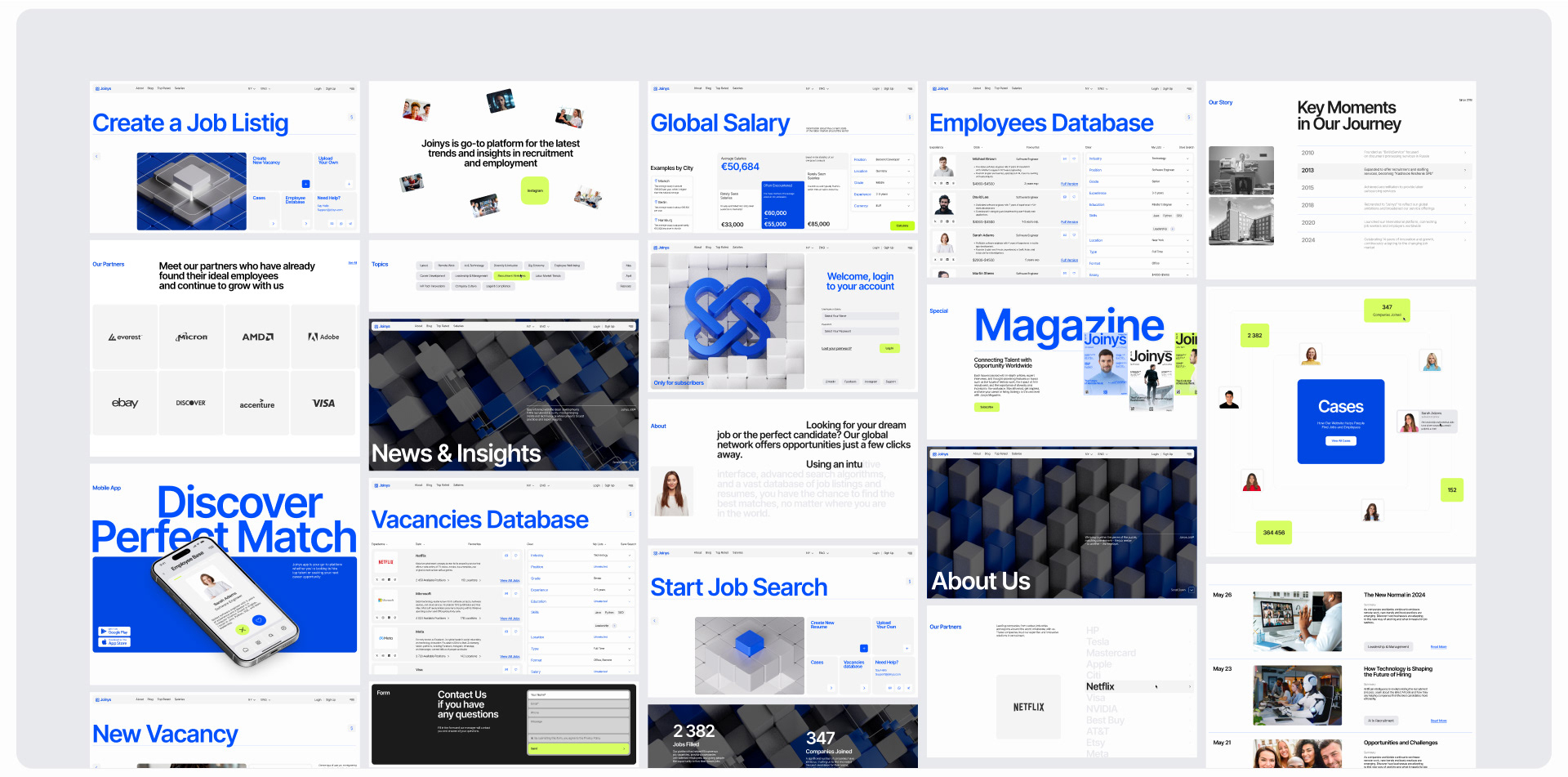 Joinys - Platform for Employees and Companies — Изображение №14 — Интерфейсы, Брендинг на Dprofile