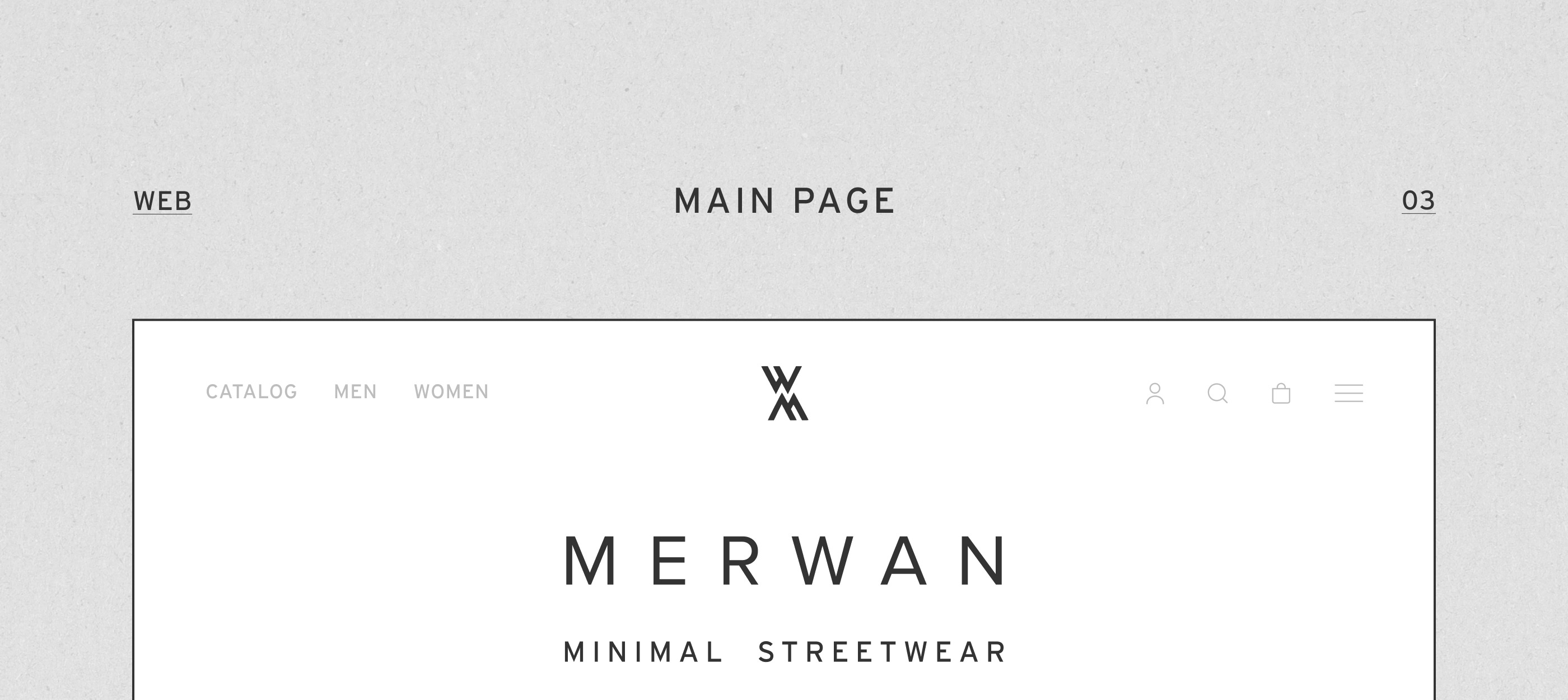 Merwan — Minimal Streetwear — Изображение №4 — Интерфейсы, Брендинг на Dprofile