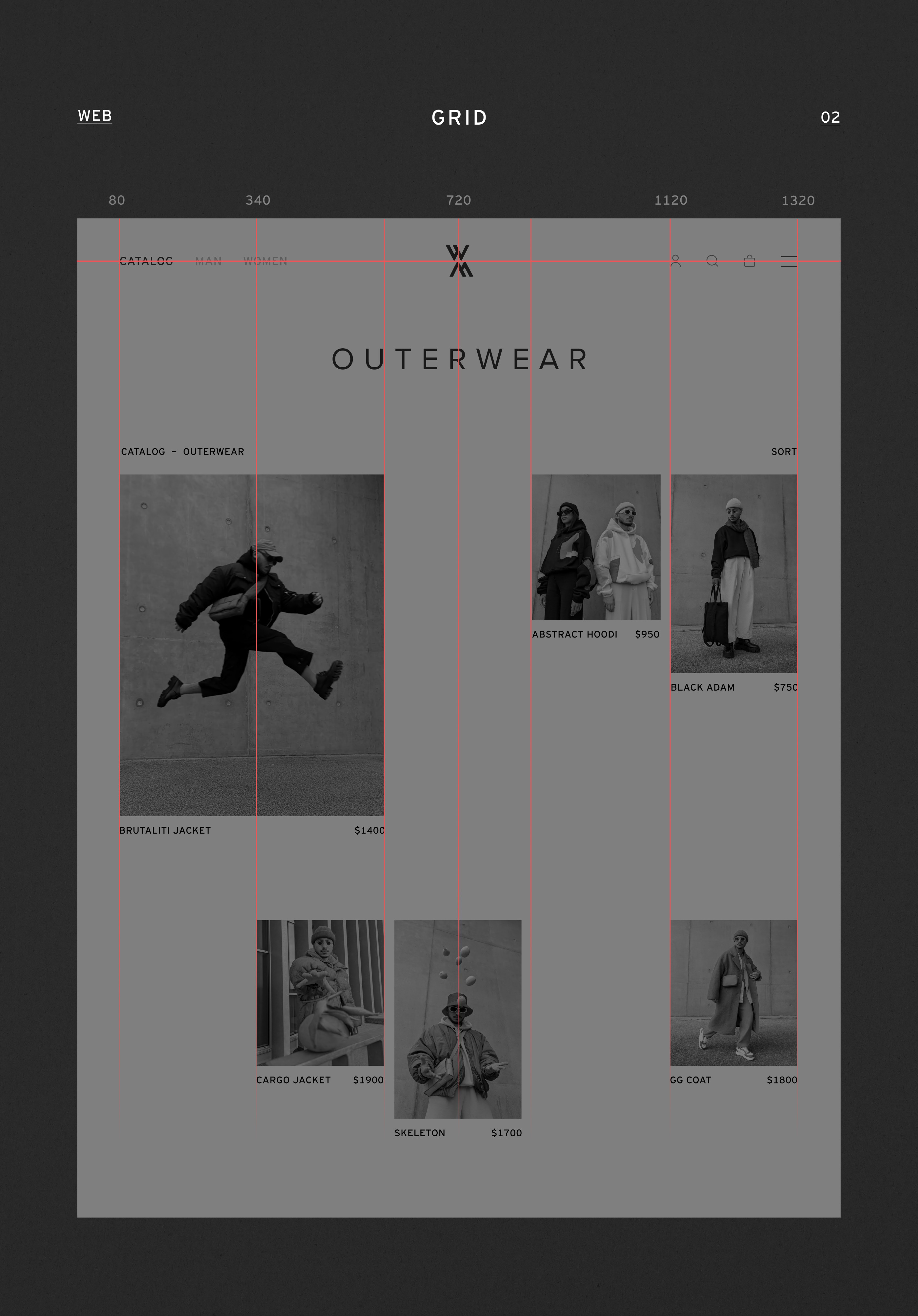 Merwan — Minimal Streetwear — Изображение №3 — Интерфейсы, Брендинг на Dprofile