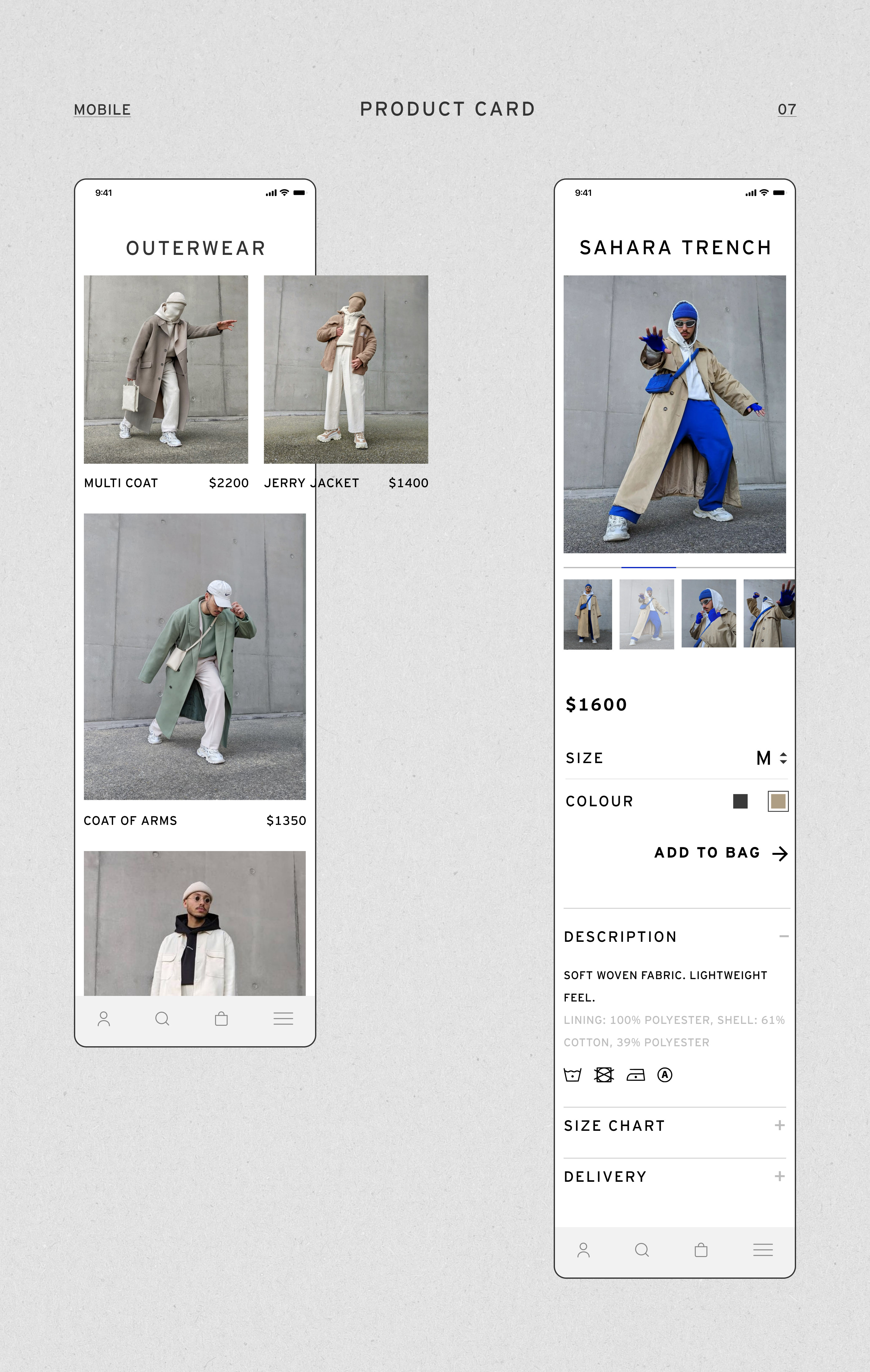 Merwan — Minimal Streetwear — Изображение №14 — Интерфейсы, Брендинг на Dprofile
