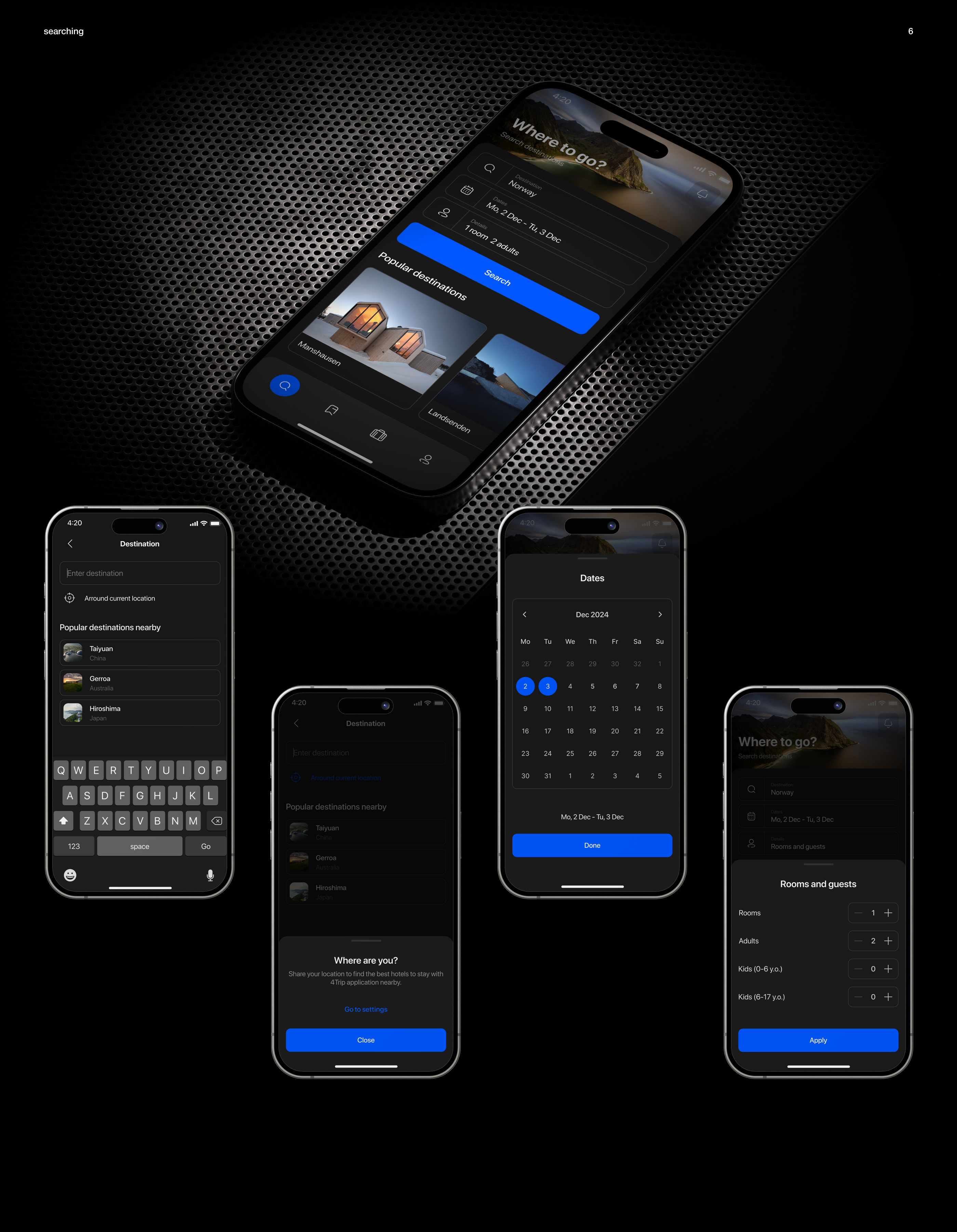 4Trip App — Изображение №8 — Интерфейсы, Брендинг на Dprofile