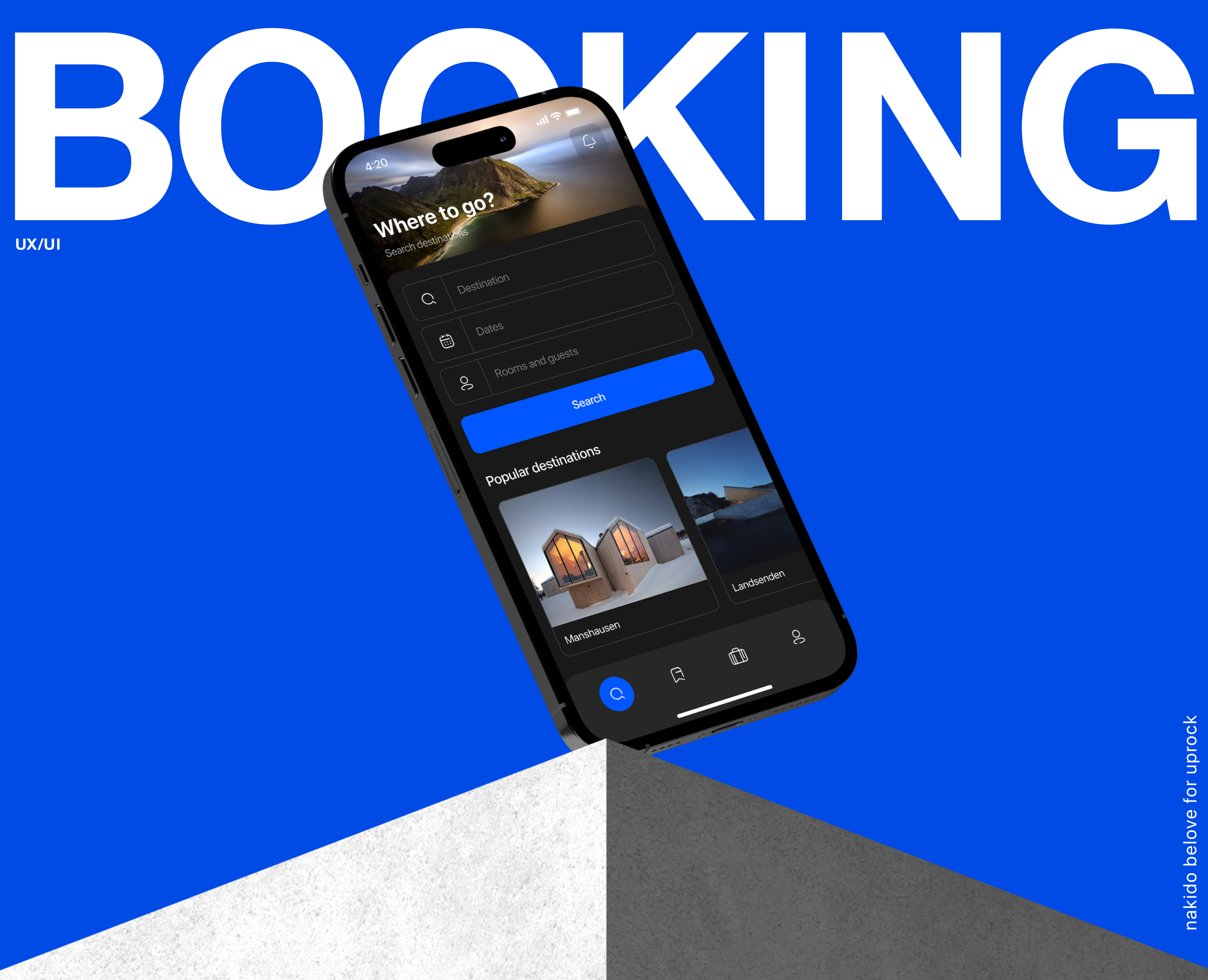 4Trip App — Интерфейсы, Брендинг на Dprofile