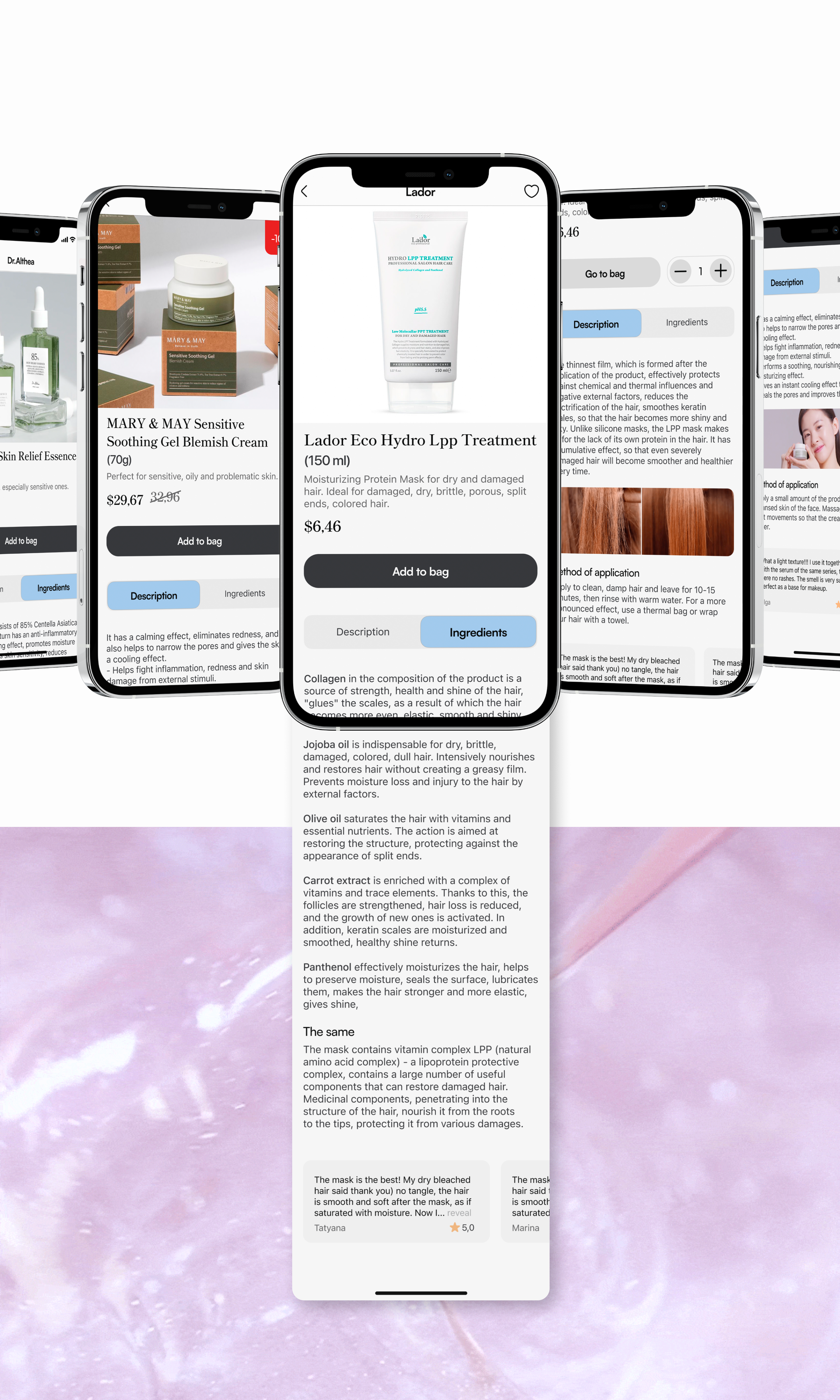 UX/UI/Mobile APP Korean Cosmetics Store — Изображение №13 — Интерфейсы на Dprofile