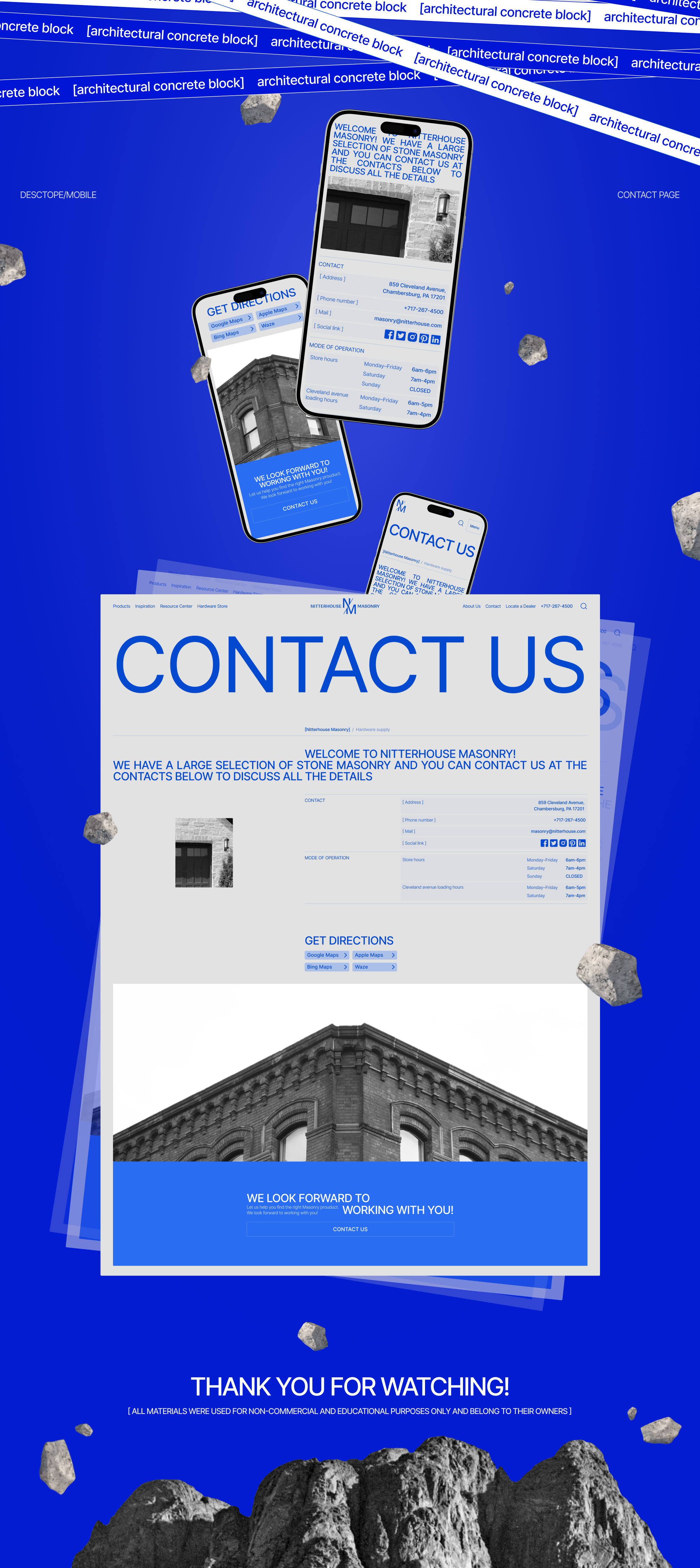 Nitterhouse Masonry | Corporate — Изображение №8 — Интерфейсы, Брендинг на Dprofile